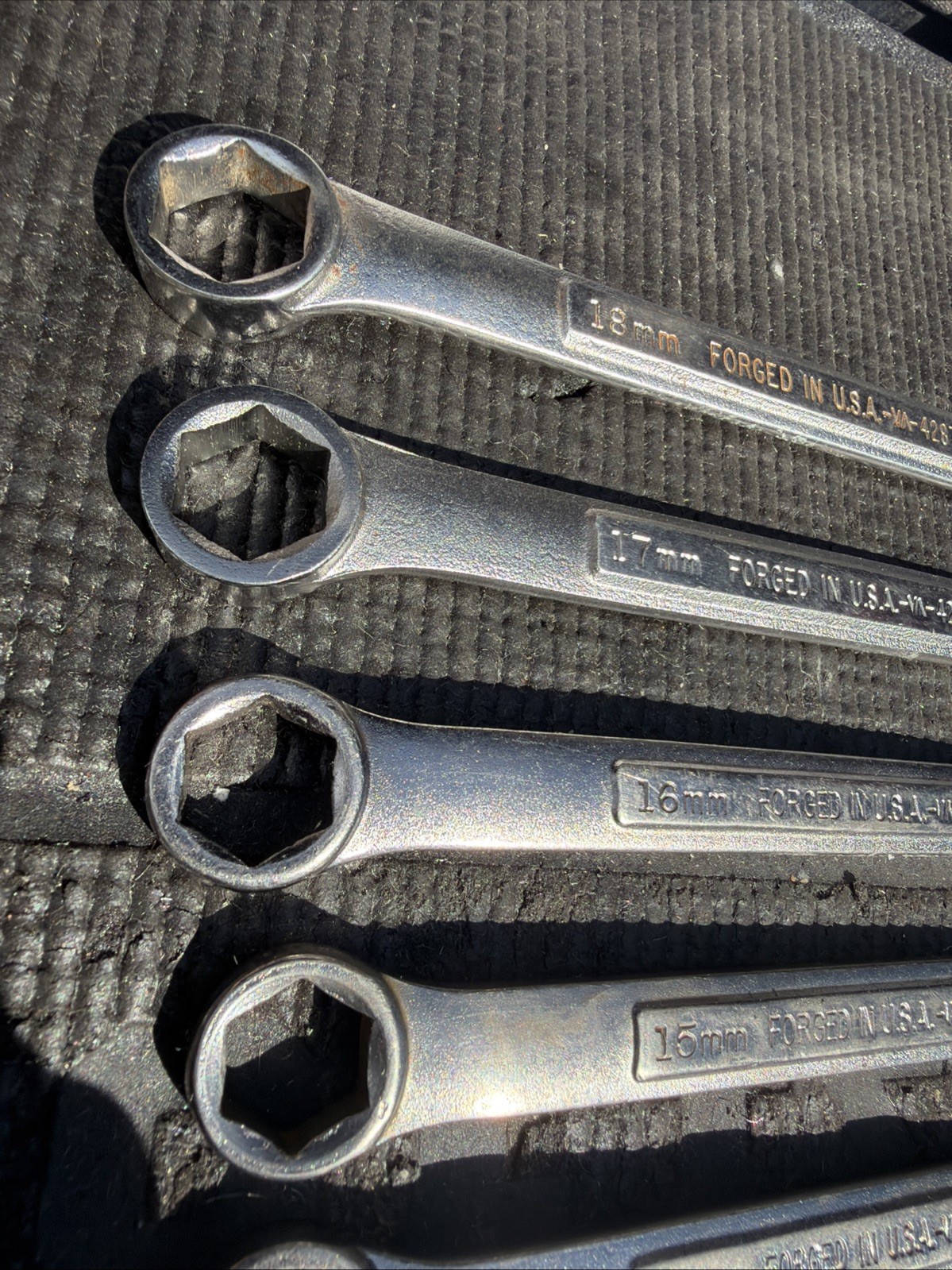 10pc Sears Craftsman USA 6 Point Metric Combination Wrench Set 9-18mm Many New