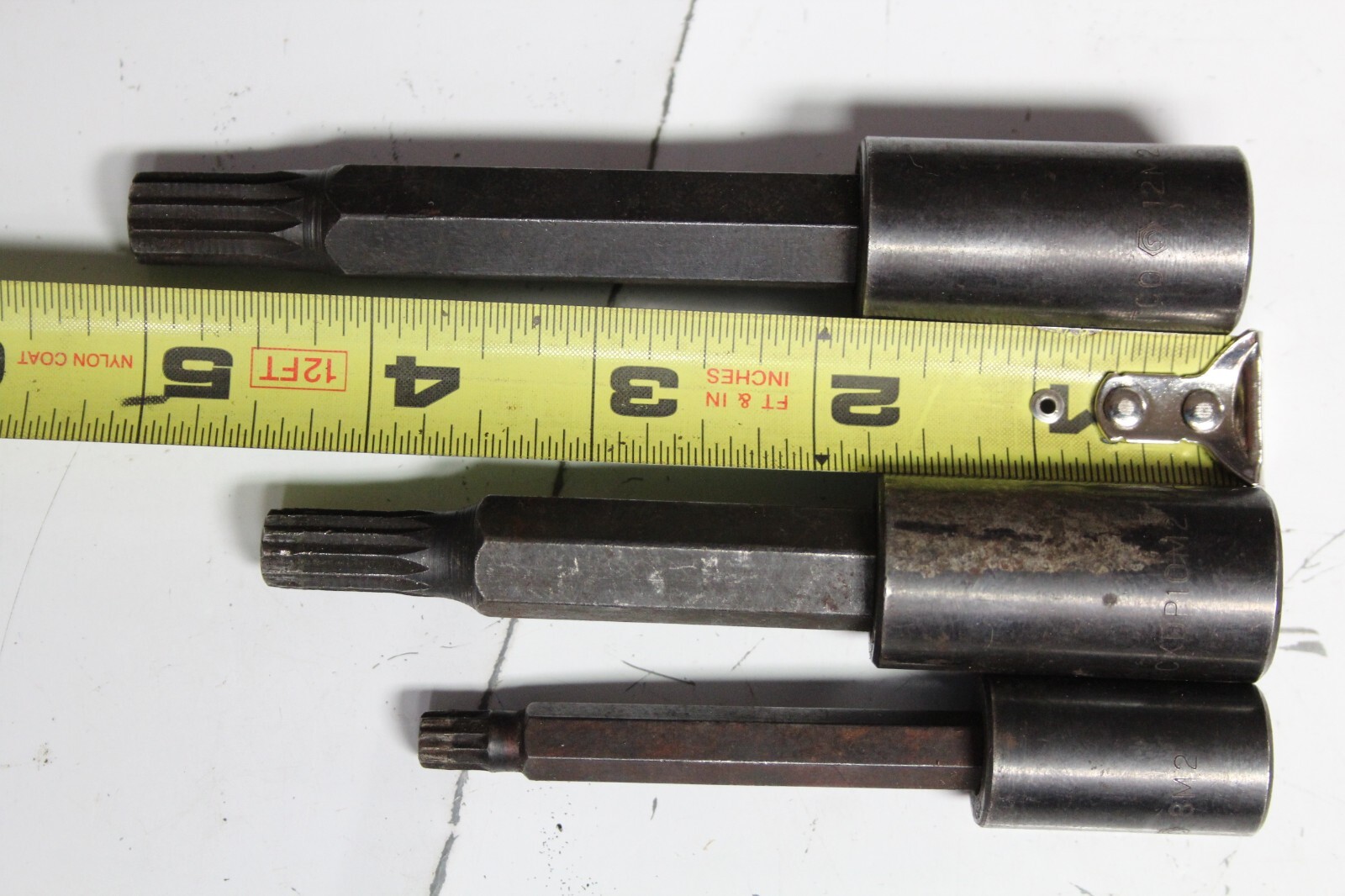 MATCO TOOLS 1/2″ 3/8″ DRIVE METRIC LONG TRIPLE SQUARE BIT SOCKET SET 3pcs USA