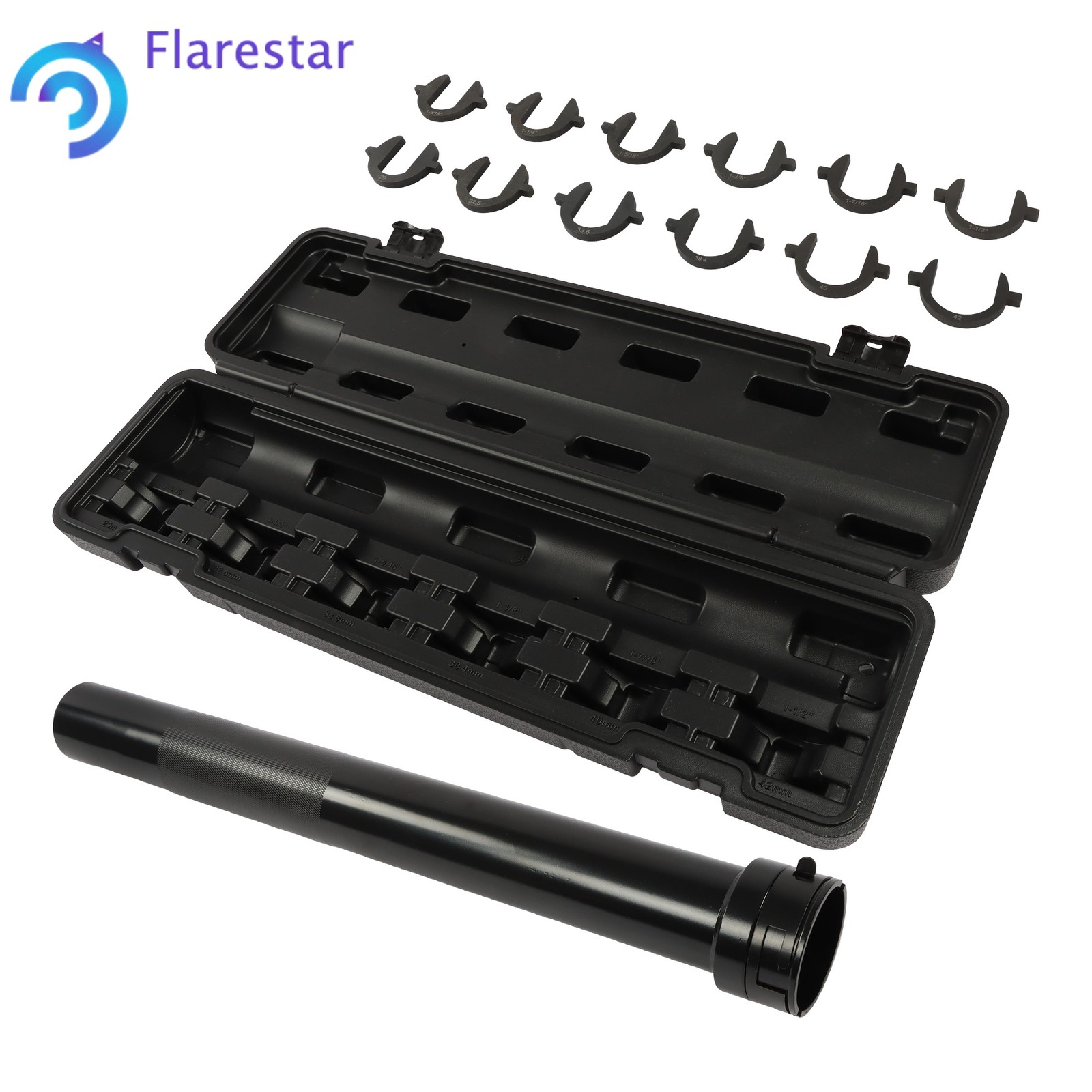 13pc Inner Tie Rod Removal Installation Tool Set with 12 SAE Metric Adaptors New