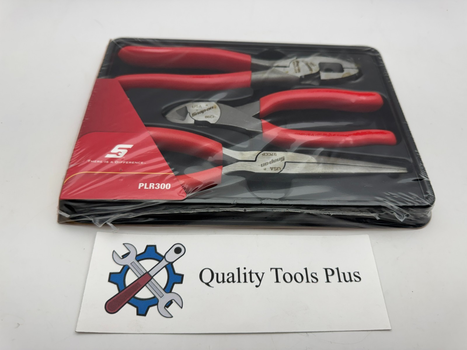 Snap-On NEW PLR300 3-Piece Pliers/Cutters Set Red