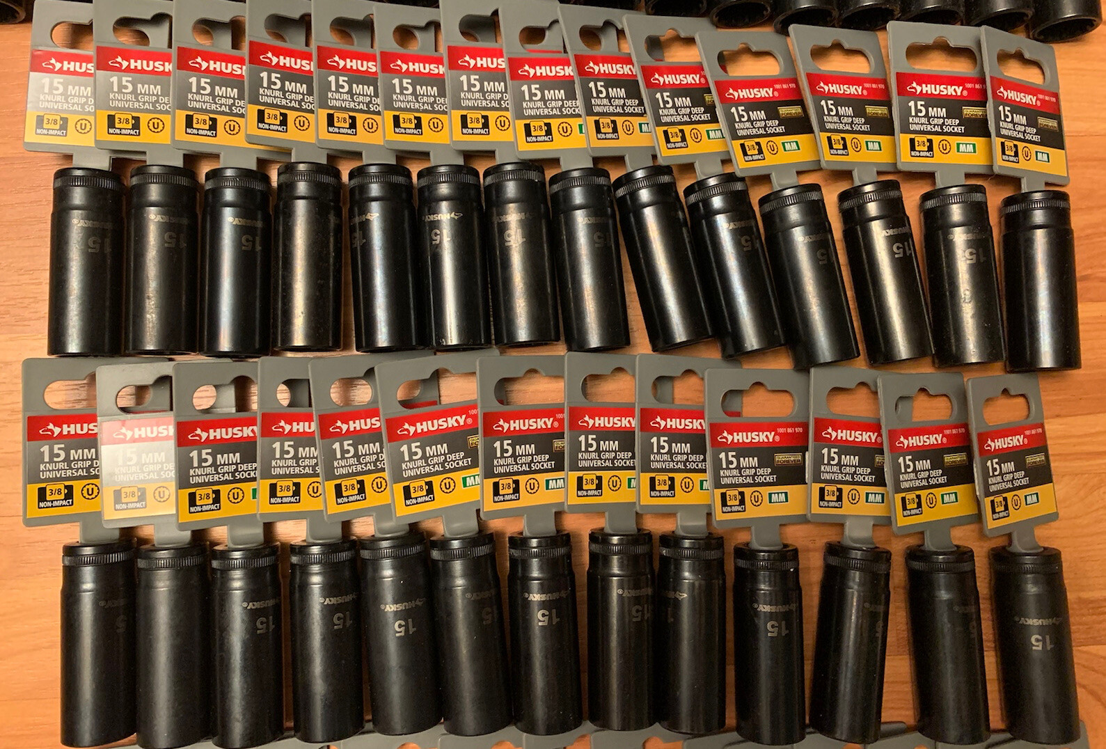 Husky Wholesale Grip Deep Sockets SAE 12mm 15mm 11/16in 5/8in 11mm “Lot Of 123”