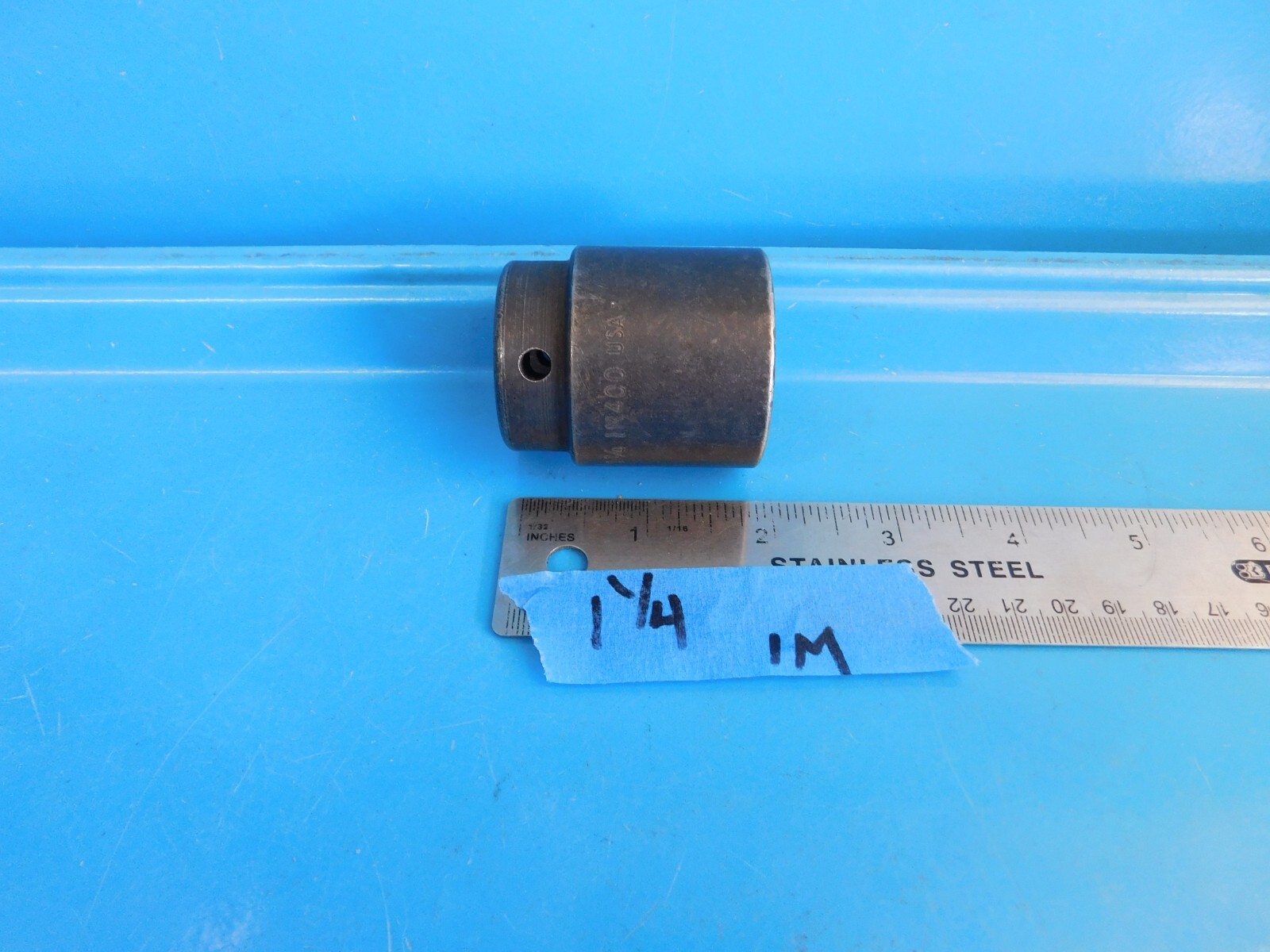 USED, SNAP ON » 1-1/4 IN. » SHORT IMPACT SOCKET » 1/2 IN. DR.»PART #IM400