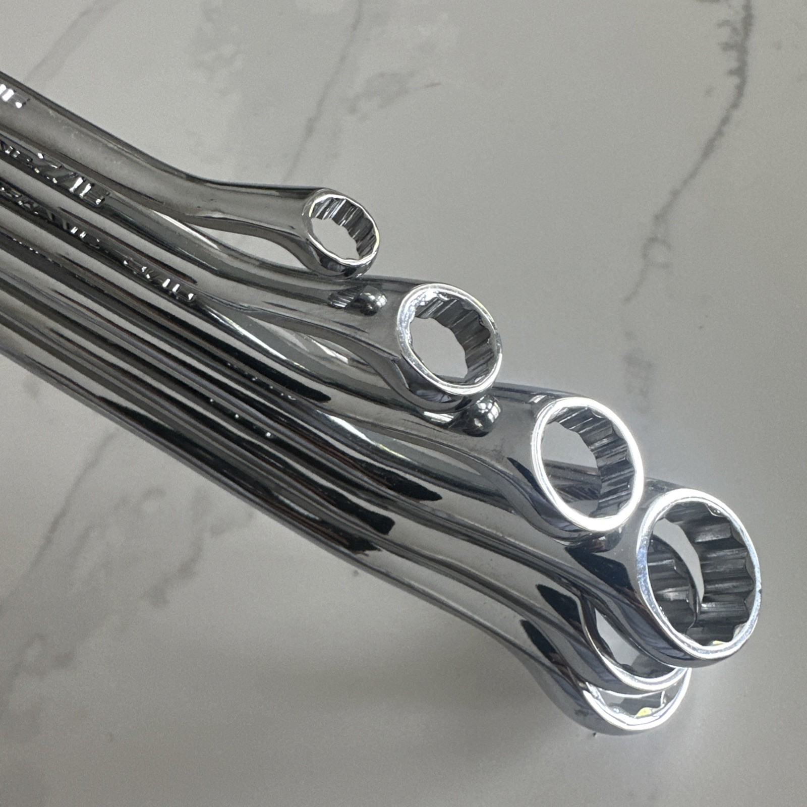 TEQ Correct 6 Pc Angle Offset 12 Pt. Box Wrenches – SAE – TQ397 New