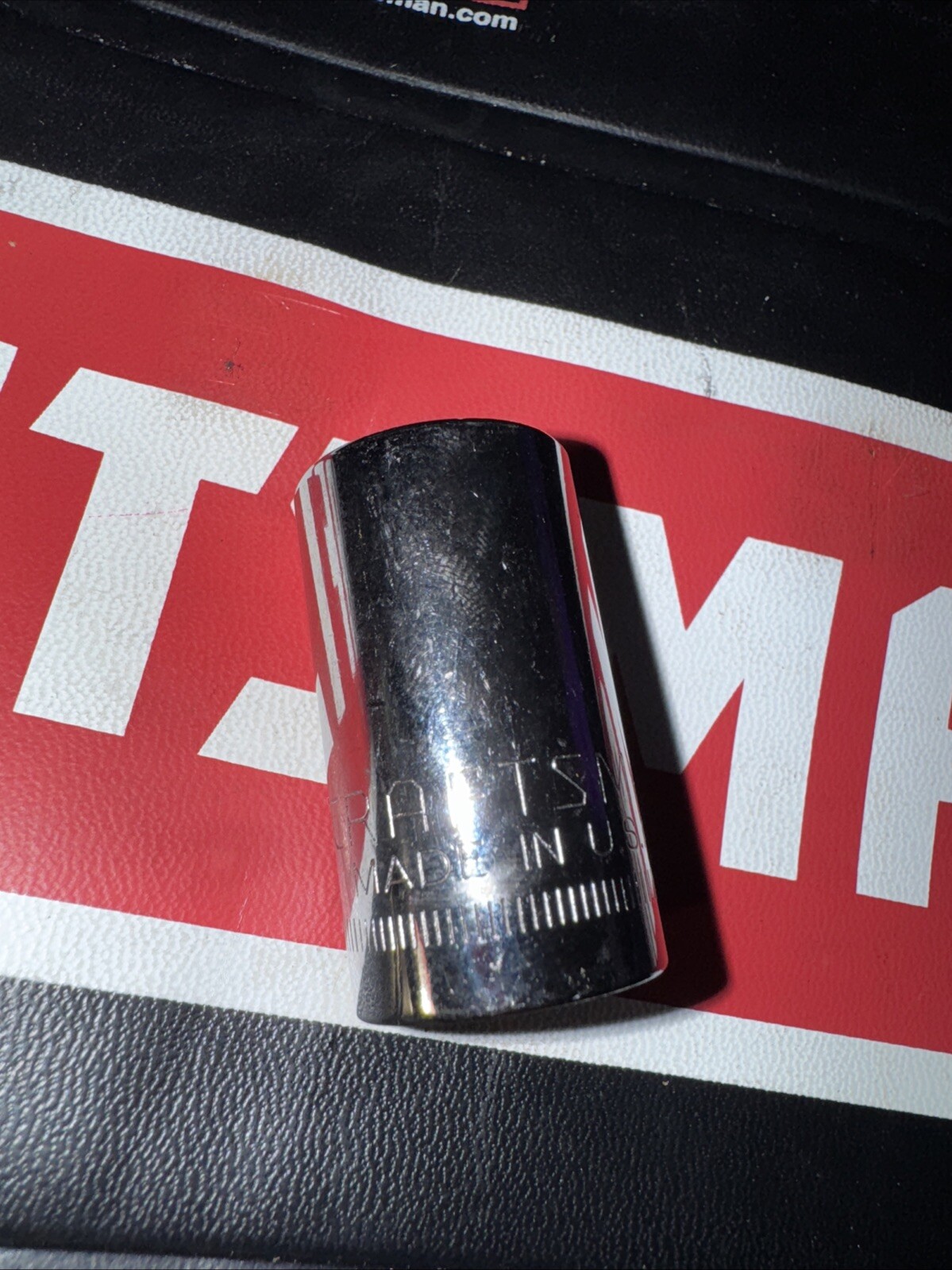 Sears Craftsman 1/2″ Drive 15MM 12 Pt Shallow Socket Metric G2 44236 USA NOS