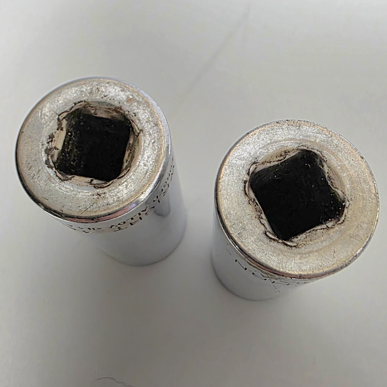 Used Chrome Deep Sockets 2 Sizes *See Pics For List #984