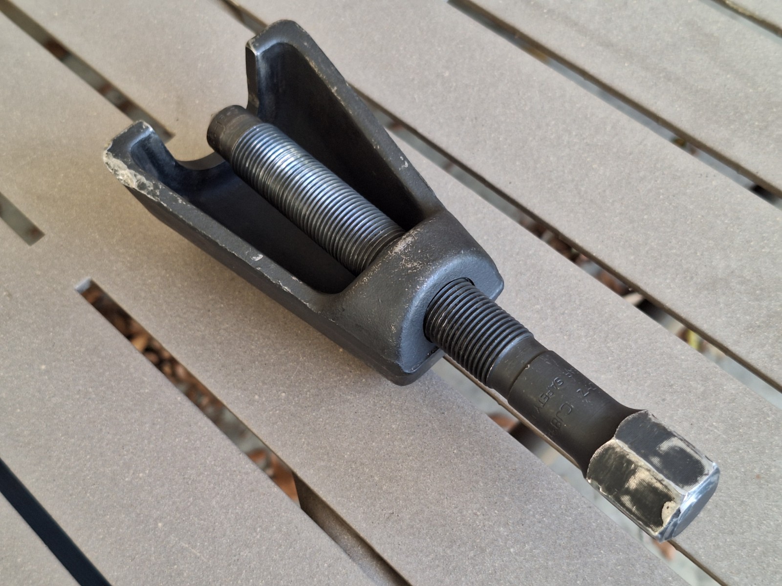 Snap On Pitman Arm Puller CJ115, CJ83-2 Pressure Screw CJ66-15-3 Centering Point