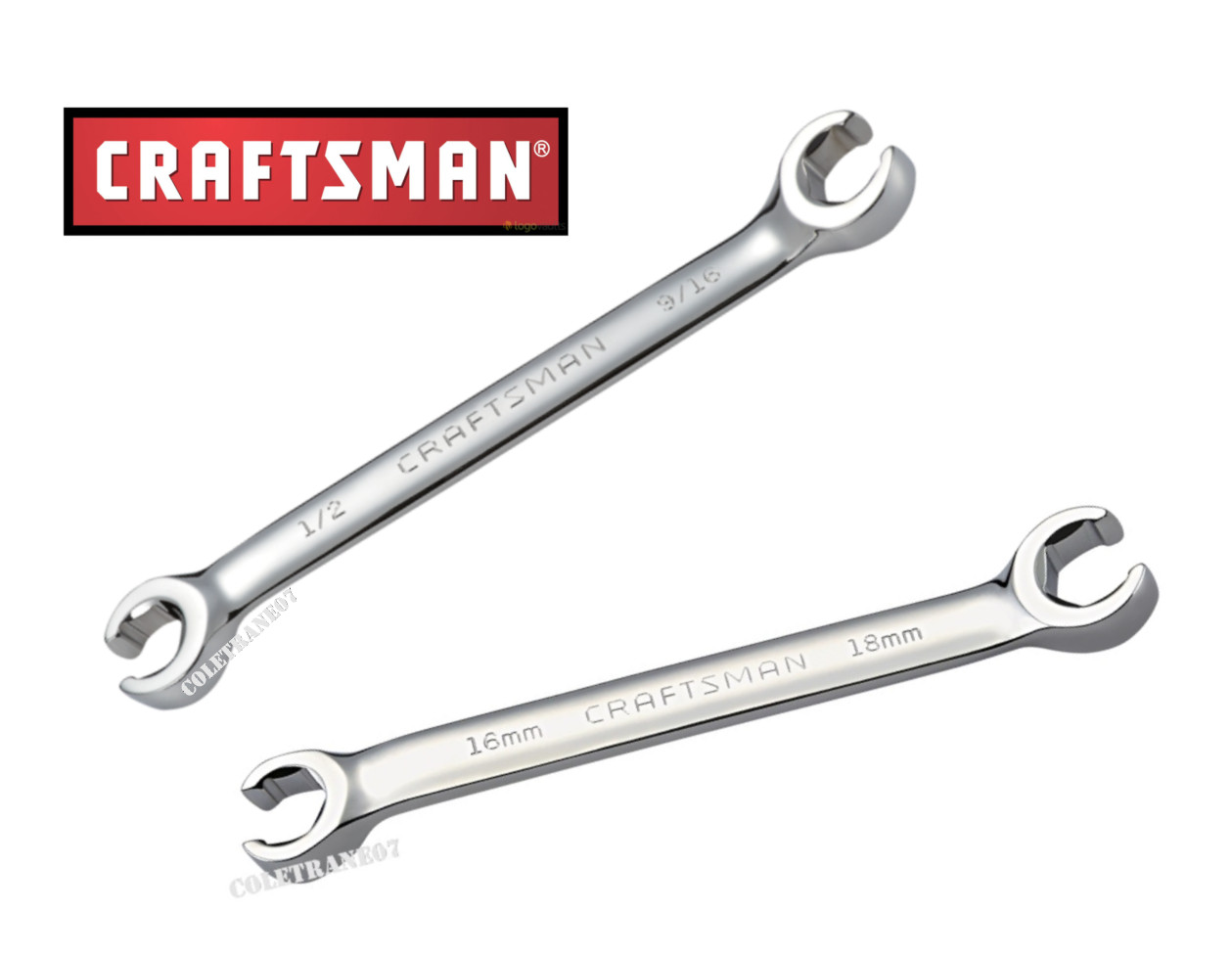 New Craftsman Flare Nut Wrench Fully Polished Standard SAE Metric MM Choose Size