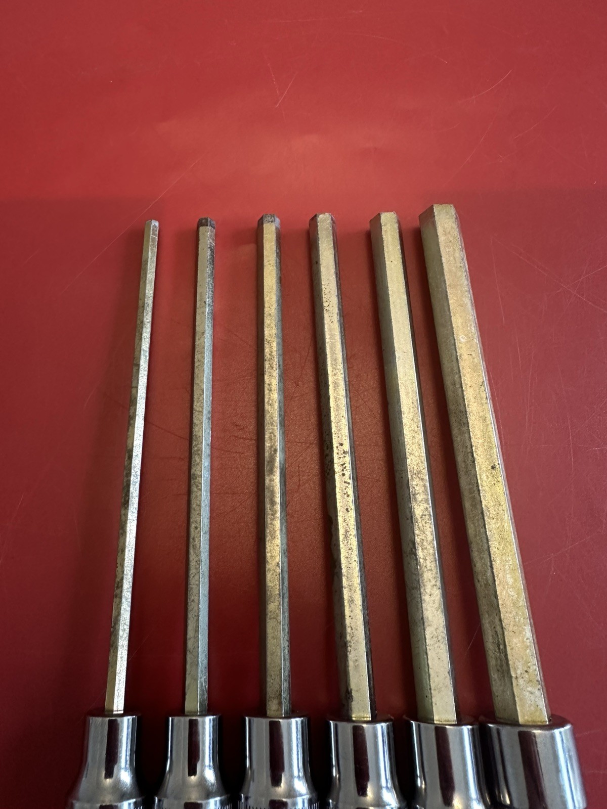 Snap On 6pc 3/8 Metric Long Allen Socket Set 4mm – 10mm 206EFAML