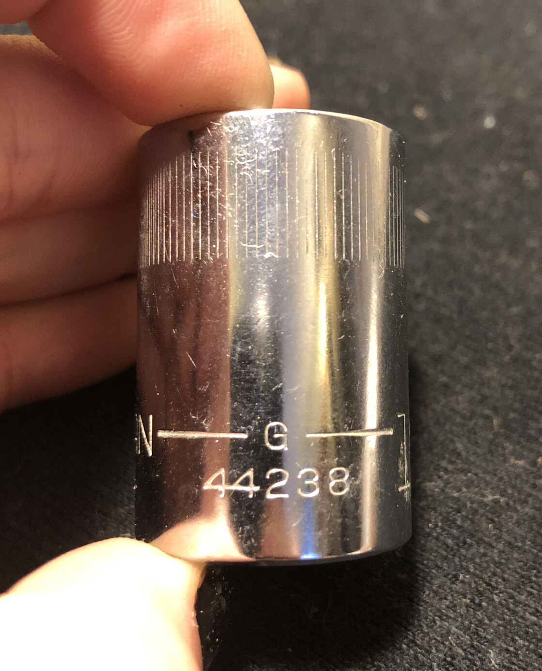 Vintage Craftsman 19mm Socket 1/2” Drive 44238 NOS! USA 🇺🇸 Top Knurl