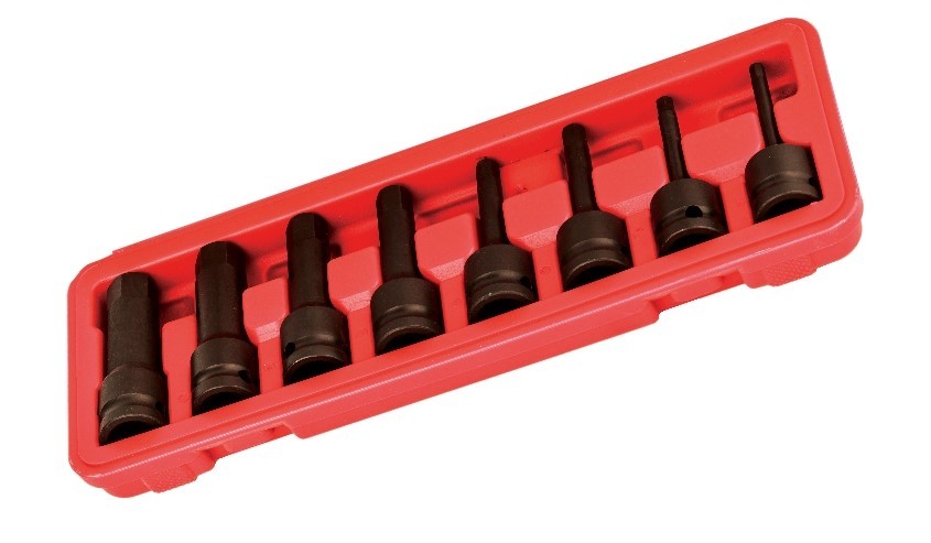 1/2″ DRIVE DR BLACK METRIC MM HEX KEY ALLEN WRENCH BIT SET FOR IMPACT WRENCH