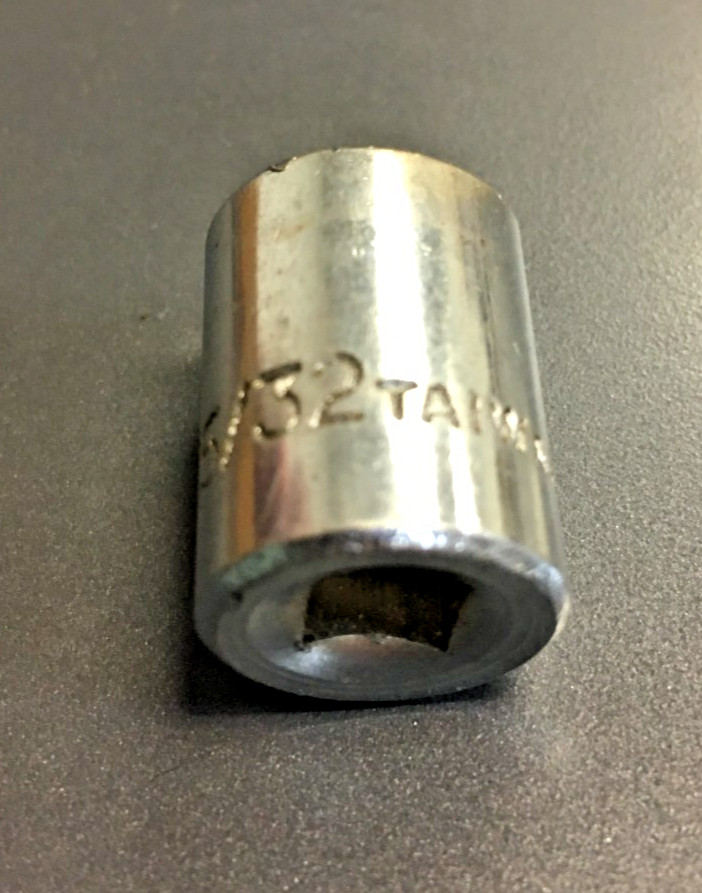 15/32 SOCKET, 6 POINT, 1/4″ DRIVE, CHROME FINISH, TAIWAN