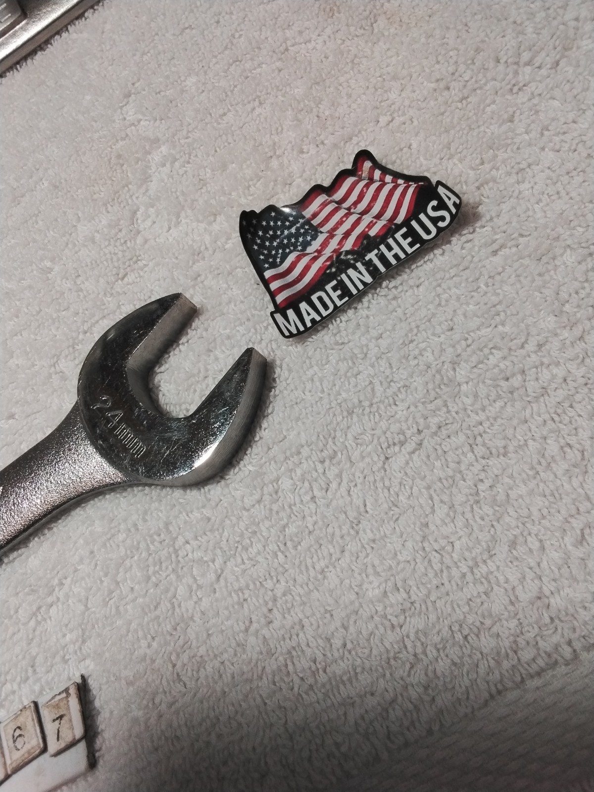 Craftsman Metric MM Combination Wrench, USA 12pt, 24mm – Part # 42923 VA