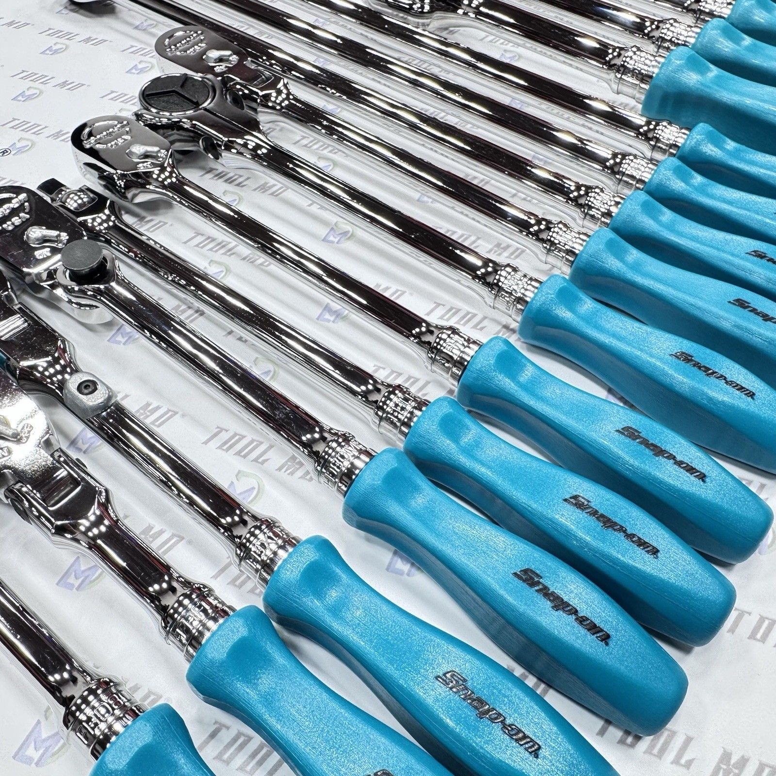 Snap-on Tools RARE TEAL 43pc «HOLY GRAIL» 1/2″ 3/8″ 1/4″ Drive Ratchet Set