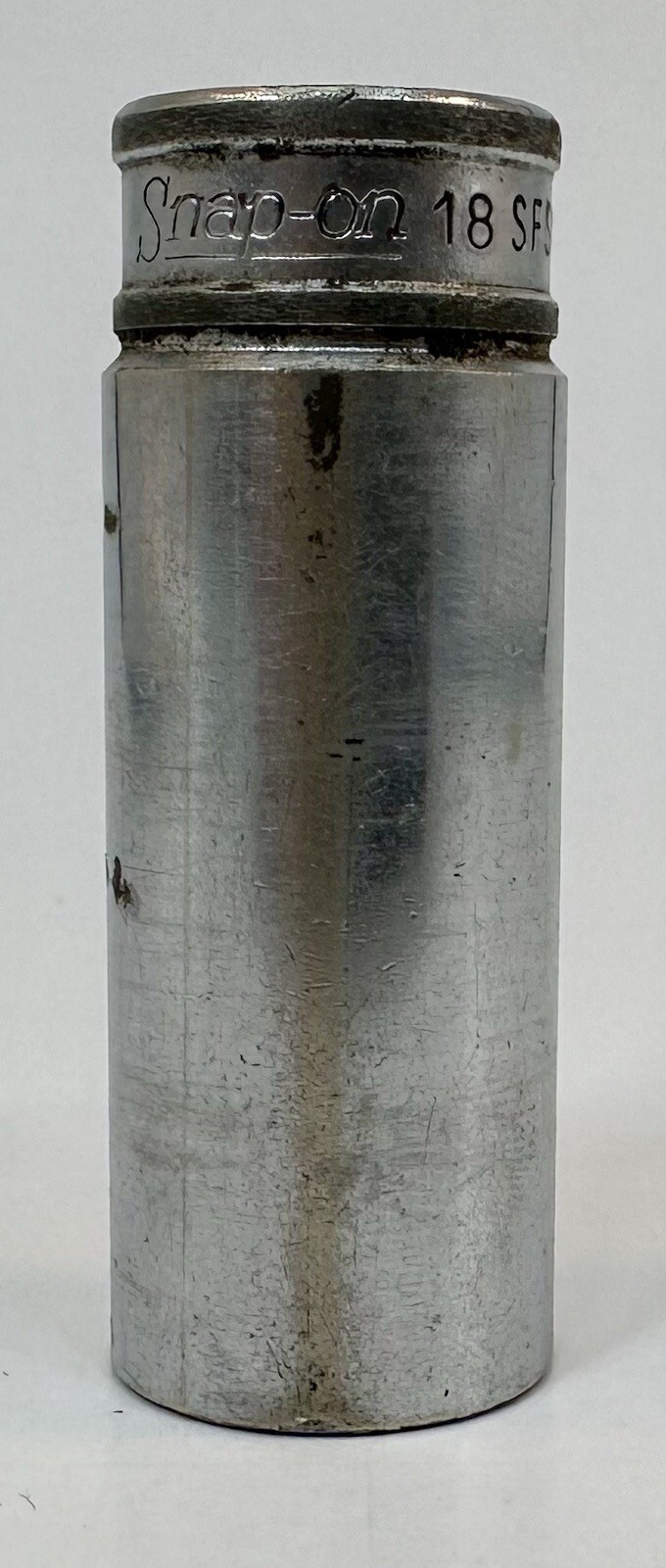 Snap-On Tools 3/8″ Drive 6pt 18mm SFSM18 Metric Deep Chrome Socket USA