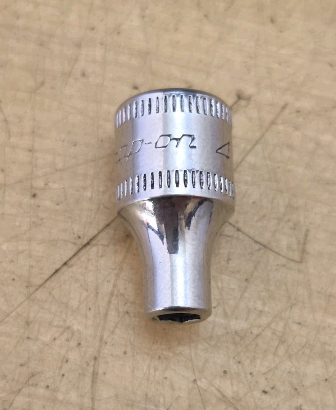 Snap On TMM4 – 1/4″ Drive 4mm Shallow 6Pt Chrome Socket