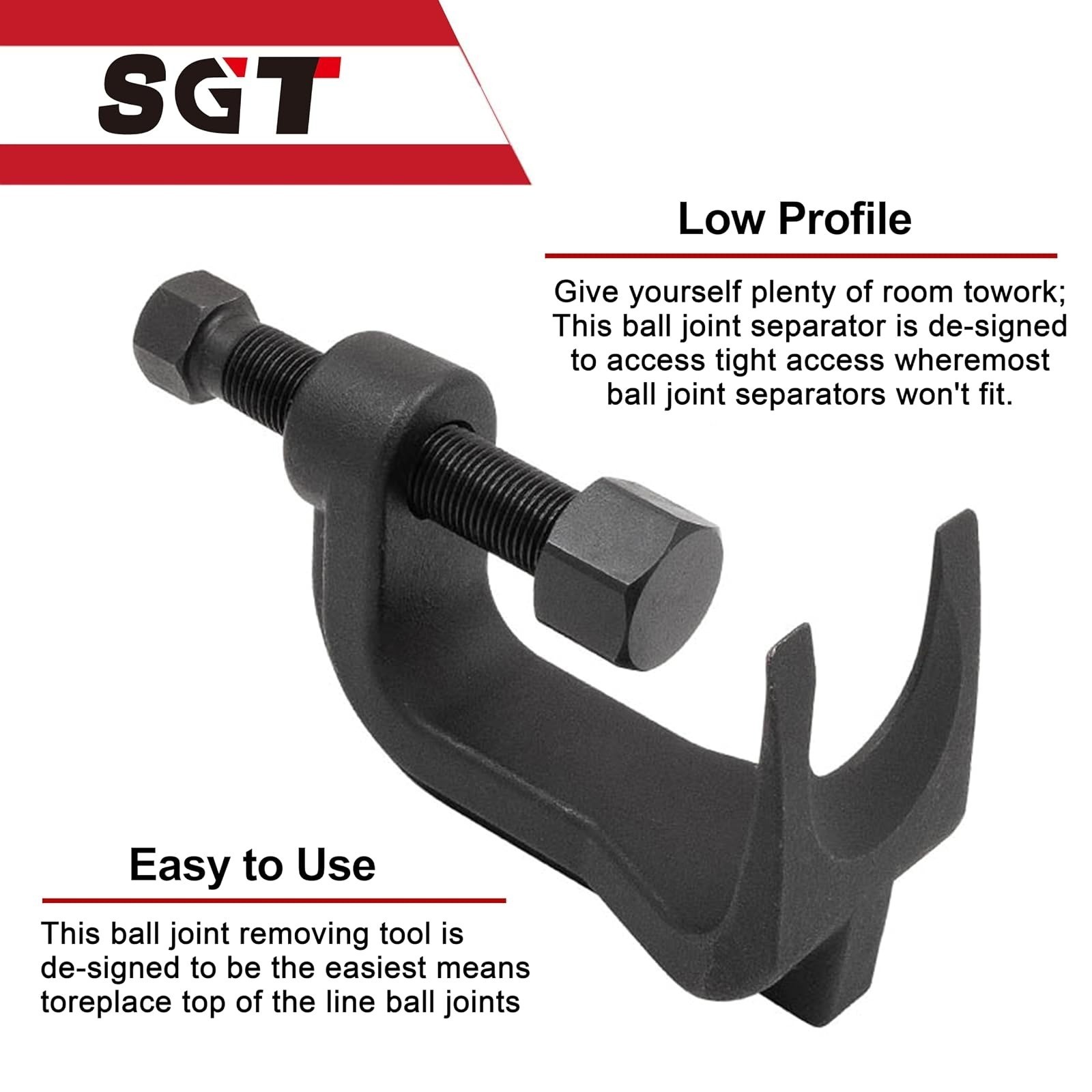 SGT Ball Joint Separator, Universal Ball Joint Puller with Lower Control Arm Pry