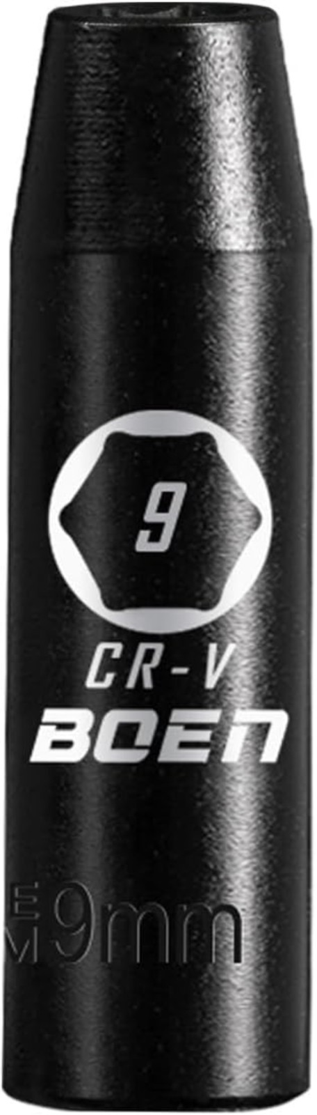 1/2″ Drive 9mm Deep Impact Socket – CR-V Steel, 6-Point, Corrosion-Resistant,…