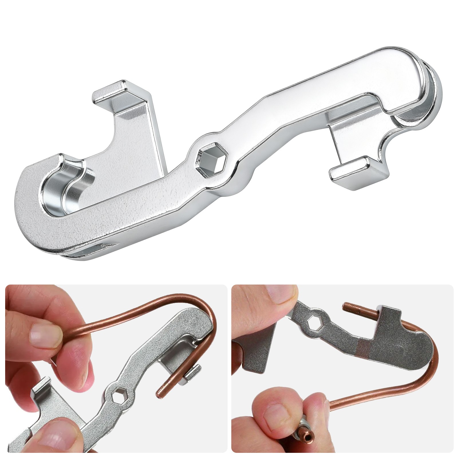 1/5in Vehicle Brake Pipe Bender Tool Hydraulic Fluid Line Forming & Maintenance