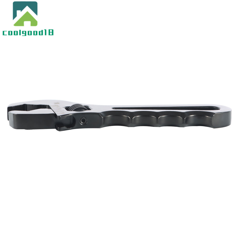 Adjustable Wrench Aluminum Tool Spanner 3AN-16AN for Hose End Fitting Black