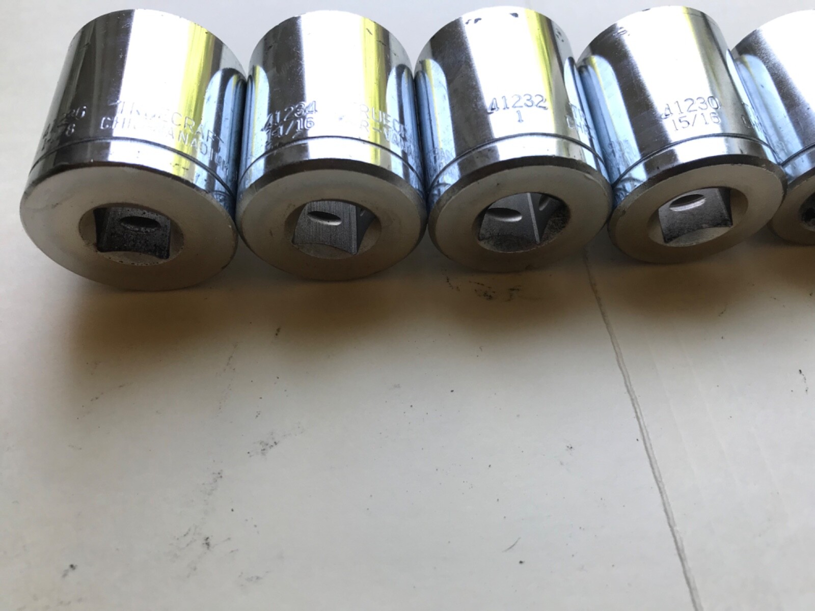 Truecraft Socket Set 1/2” Drive,-7/16,1/2,9/16,5/8,11/16,3/4,13/16,7/8,15/16,1,+