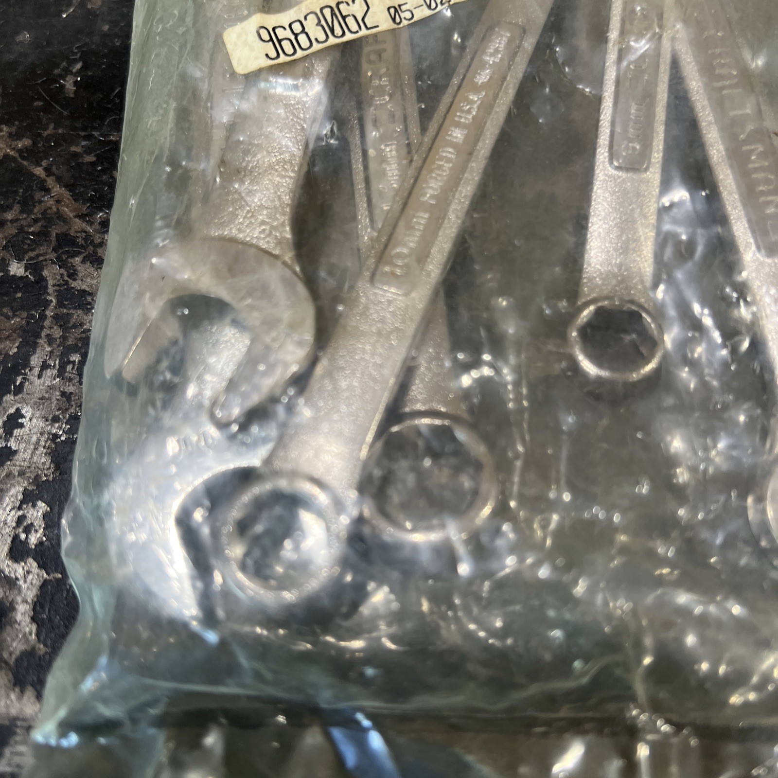 NOS Craftsman USA 6 Point Combination Wrench Set Sealed In Factory Bag Metric