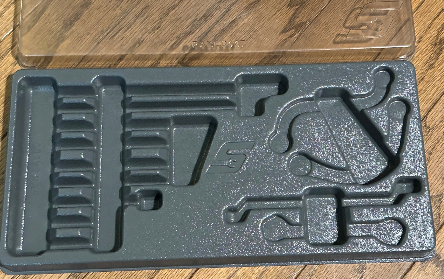 Snap On Tools 10mm ESSENTIAL 13pc Flank Wrench Set Gray Storage Case TRAY ONLY