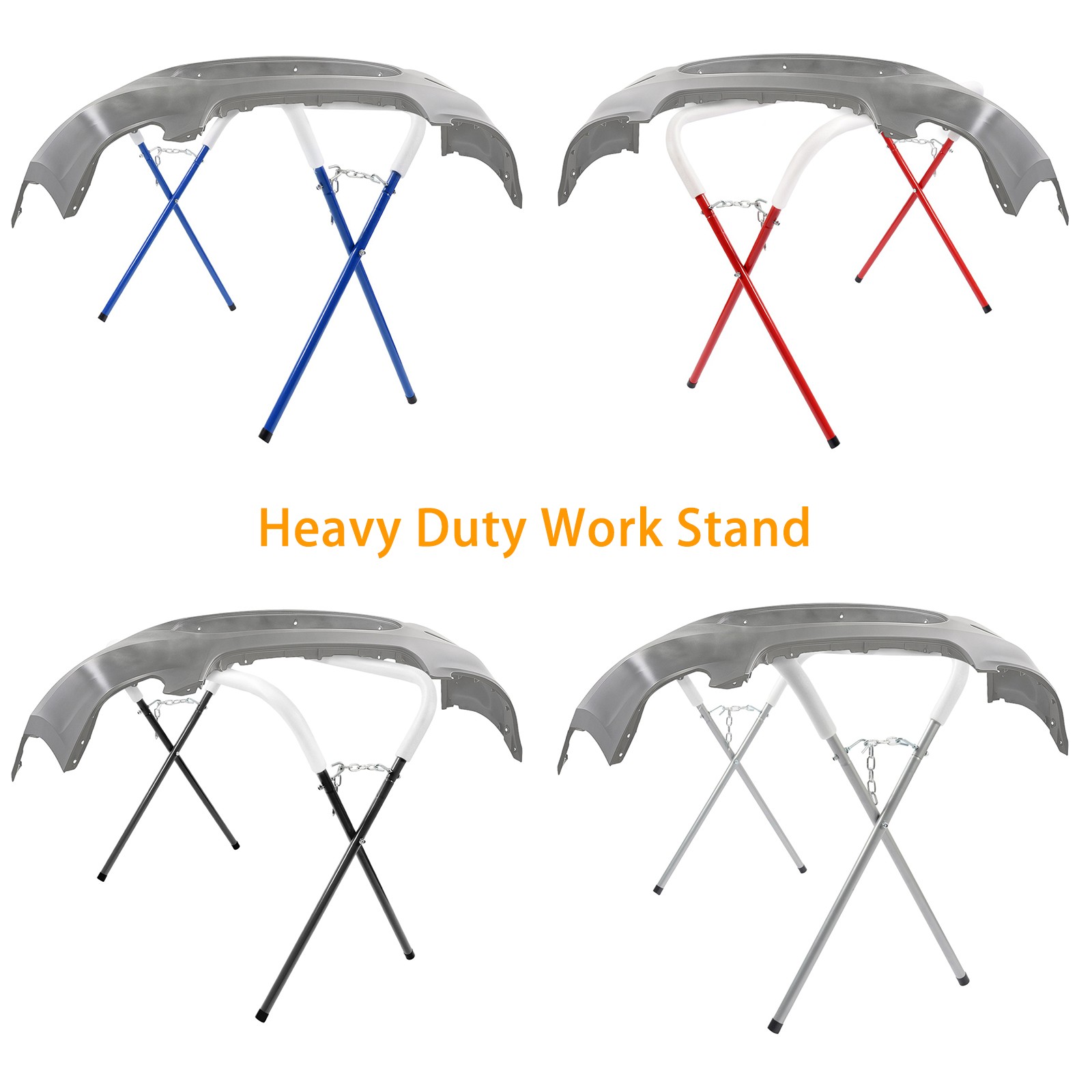 Adjustable Automotive Body Paint Rack Work Stand For Bumper Fender Hood Door