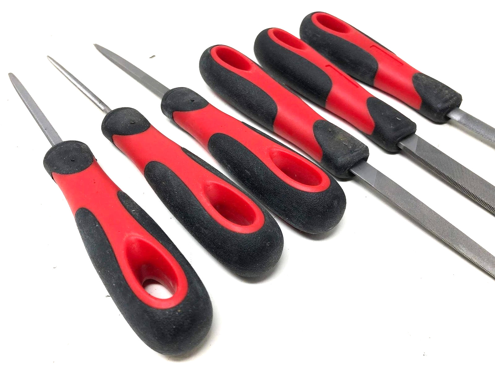 New Snap-on™ SGFMN106 RED 6-piece Soft Grip Handle Miniature File Set