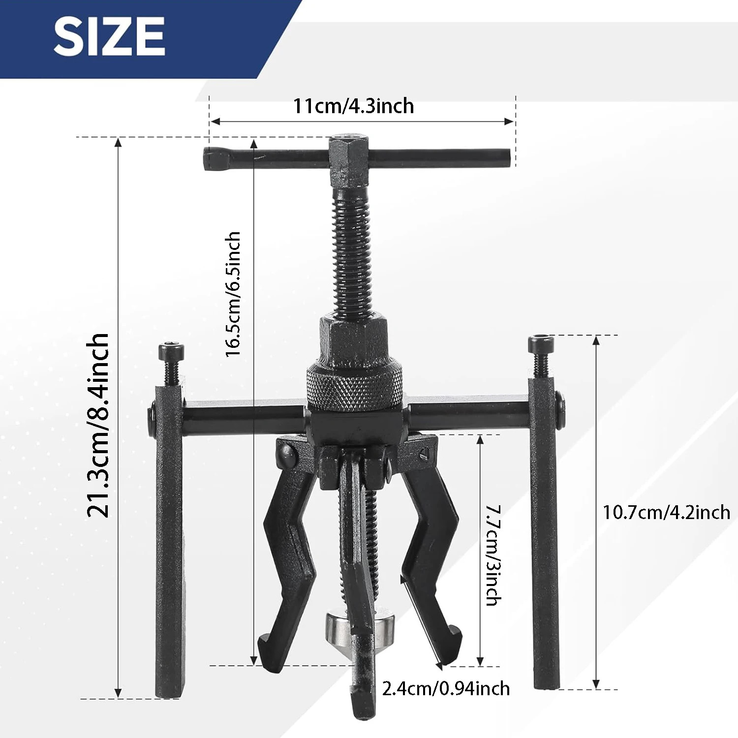Auto Removal Tool Wheel Inner Bearing Puller Three-Claw Bearing Puller Tool
