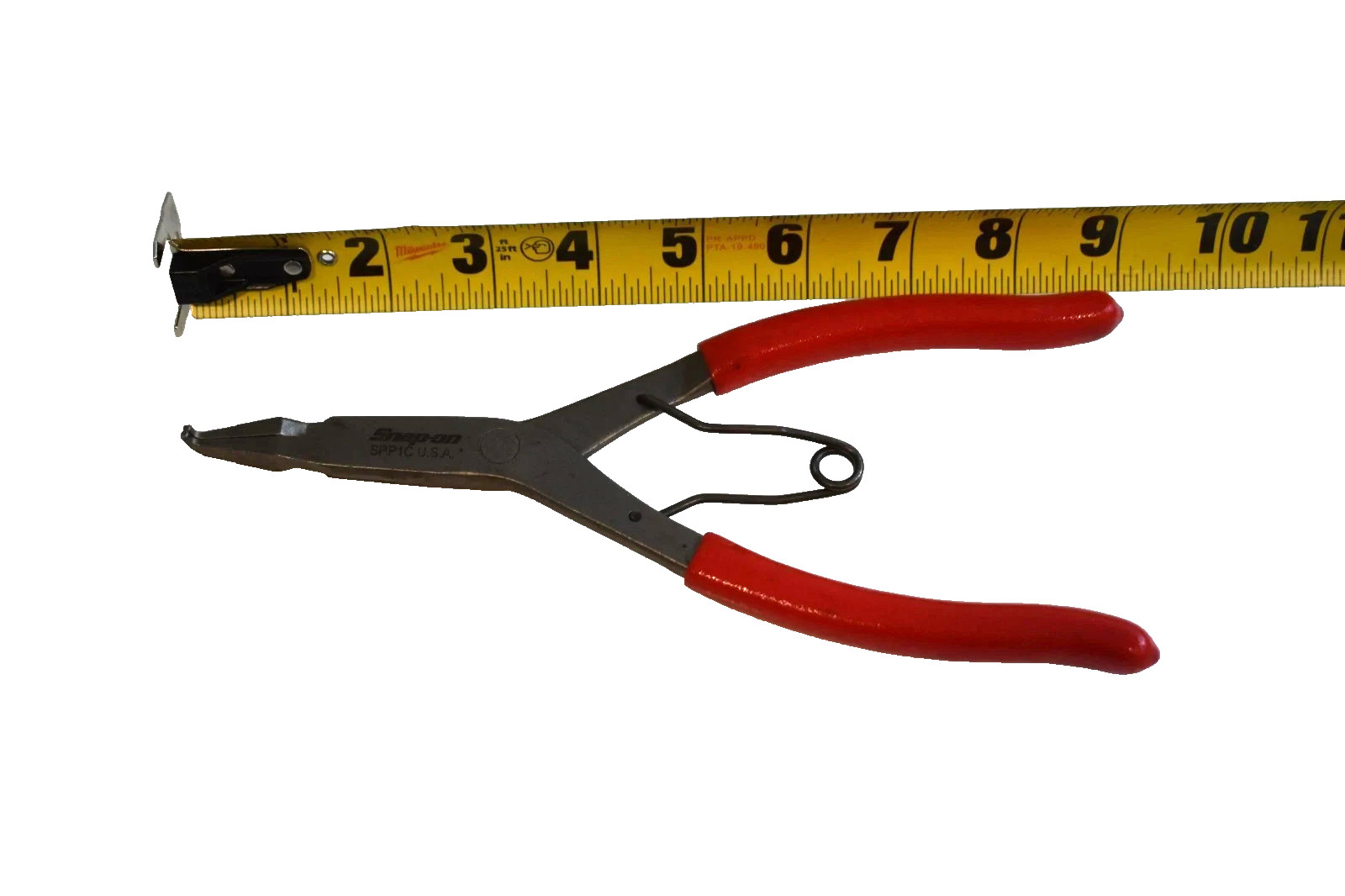 Snap-On Tools RED 90° Angle Serrated Jaw Snap Ring Pliers SRP1C USA NEW