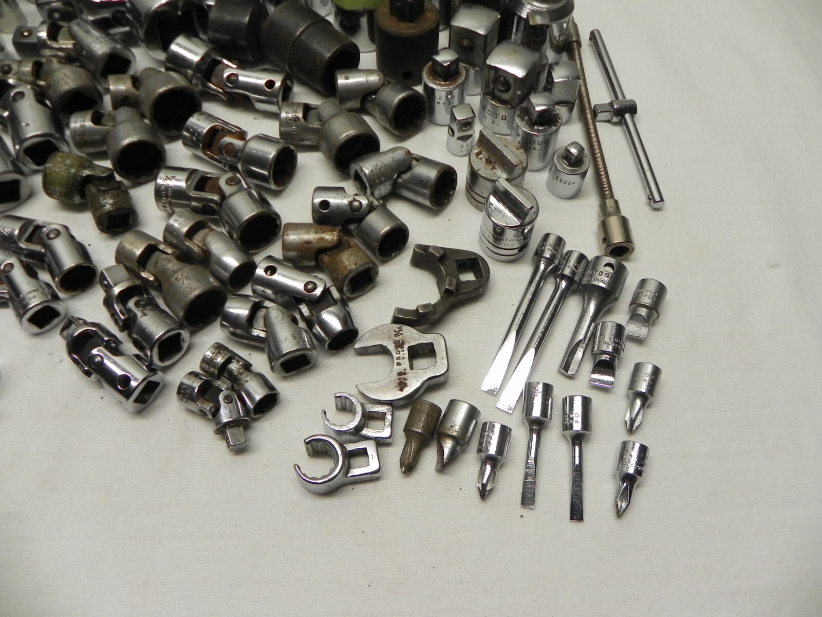 Proto/Proto Challenger Socket Lot 261 Piece Lot Old & Newer Models