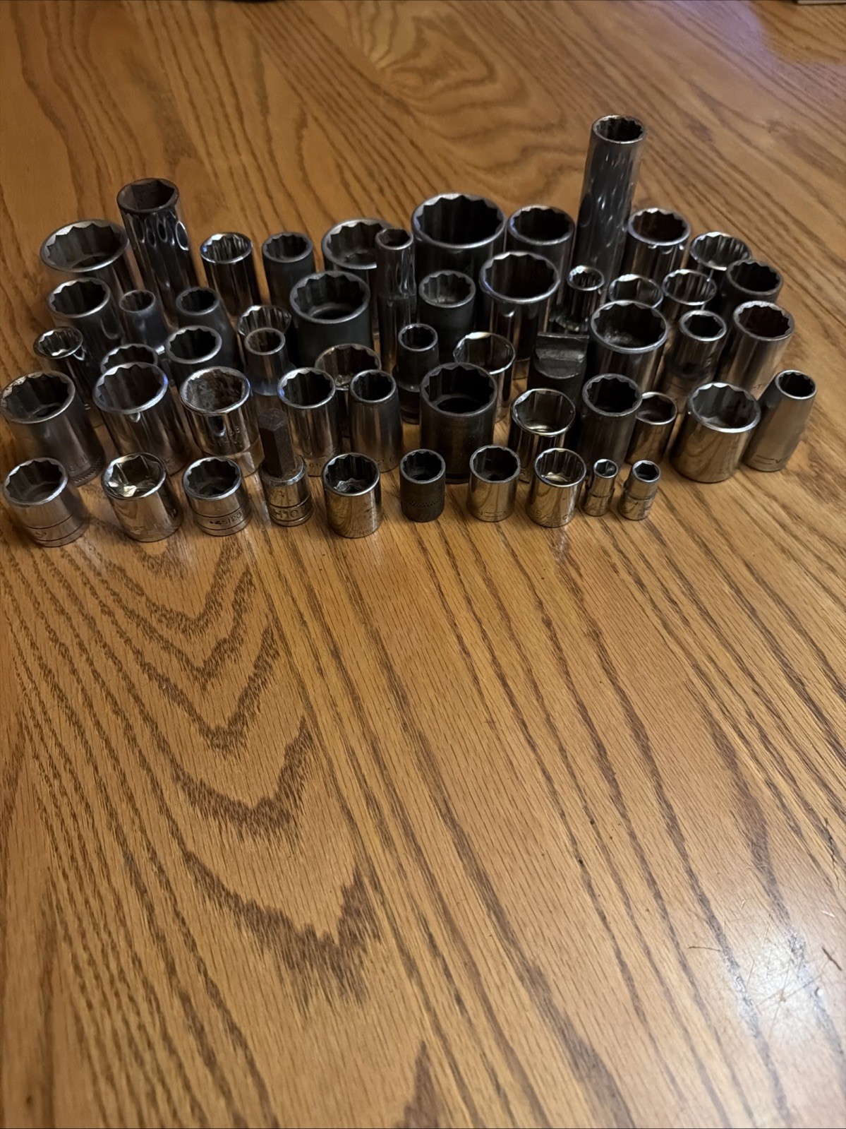 Lot 54 Pcs. Husky – Craftsman And Others ￼Tools Used Misc Sockets & More!