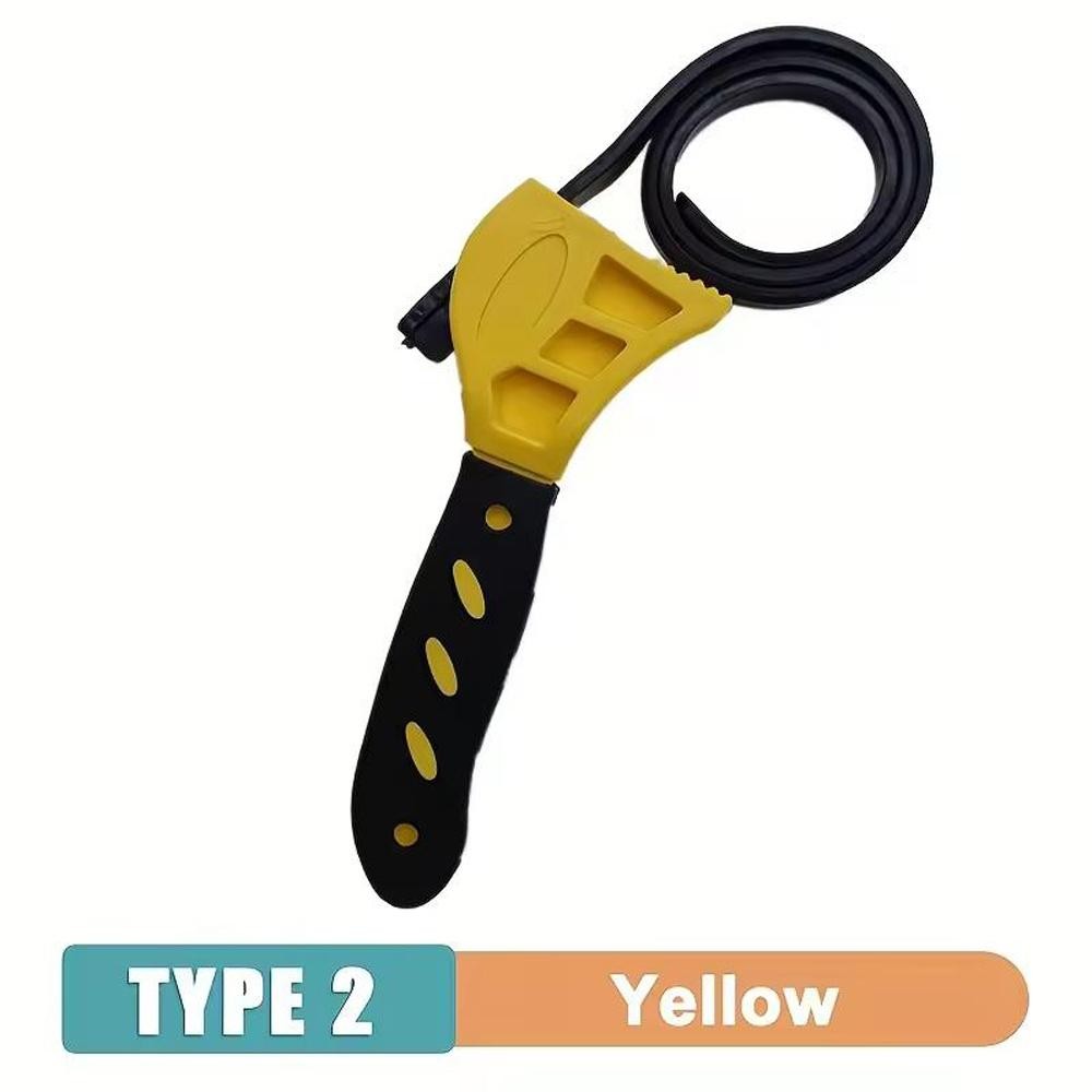 6 Inch Adjustable Strap Wrench Oil Filter Remover Spanner Tool