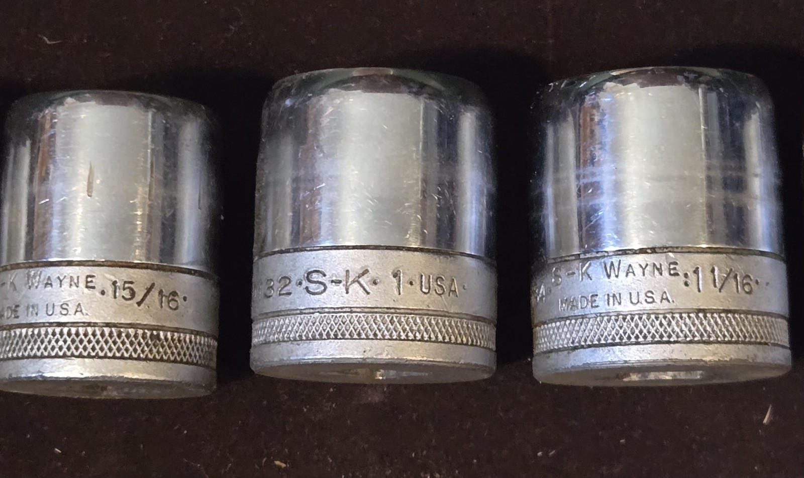 2 Mixed Sets Mid 1940s SK 409, 451 & Etc. & 1964-69 SK Wayne 401XX 17pc & Etc.