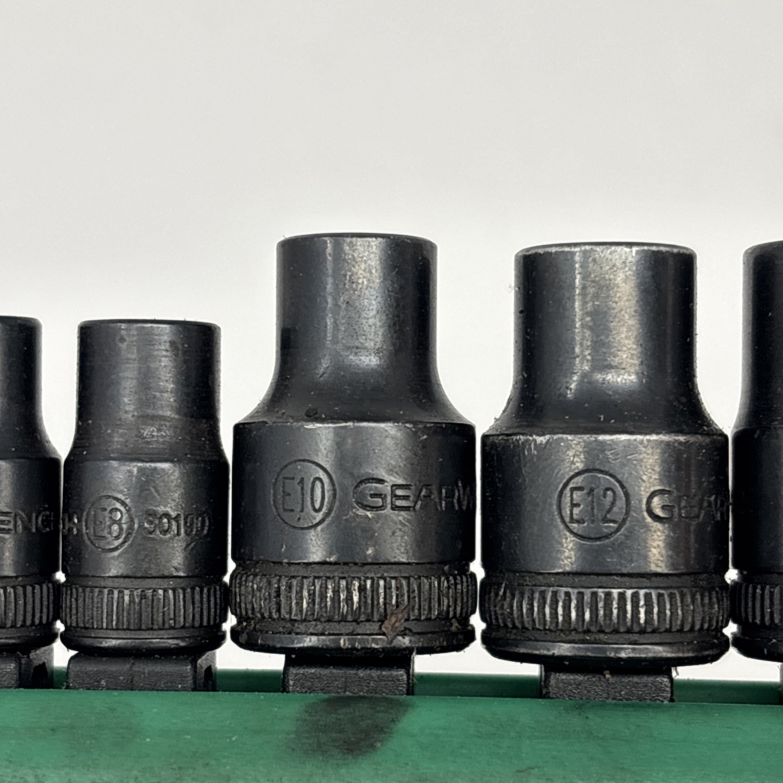 Gearwrench External Torx Socket Set 1/4″ 3/8″ 1/2″ Drive 10Pc W/ rail