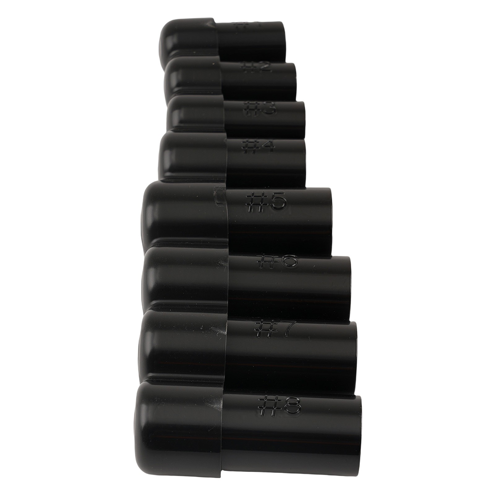 8x Tap Socket Drive 70500 Set for Standard Metric Thread 1/8-1/2in NPT Tool