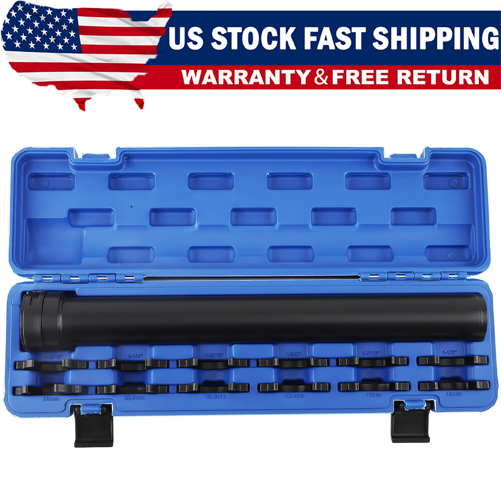 13pc Inner Tie Rod Removal Installation Tool Set with 12 SAE & Metric Adaptors !
