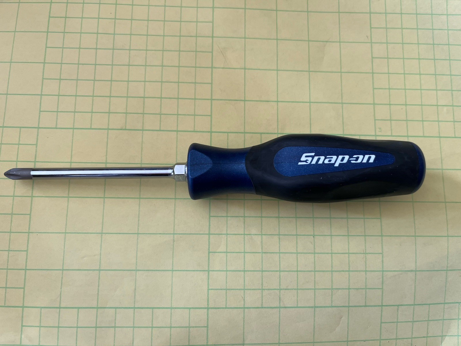 Snap On No 2 Phillips Screwdriver Cool Power Blue Metallic SGDP421RB New Tool