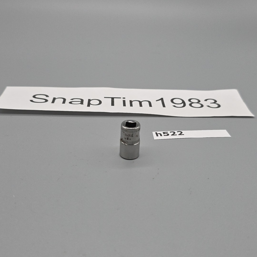 Snap- On Tools TMM9 9mm 1/4” Drive Chrome Socket 6pt USA