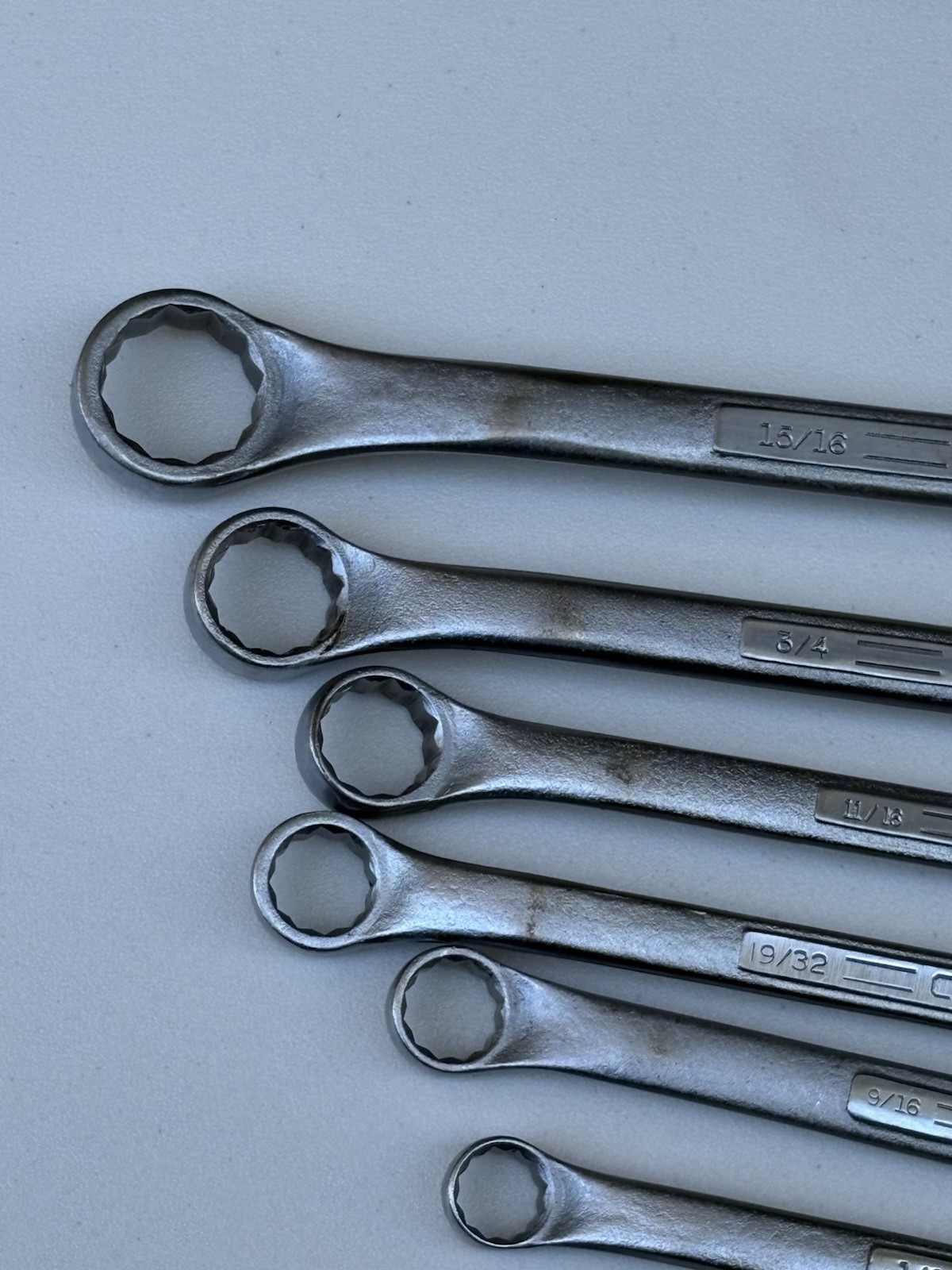 Vintage Craftsman Double End Combination Wrenches Set 8pc” 1/4×5/16 to 15/16×1 “