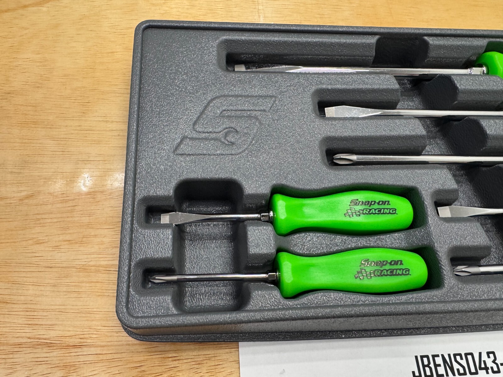 Snap-on Tools RARE RACING GREEN 7pc Hard Grip Combo Screwdriver Set SDDX70ARG
