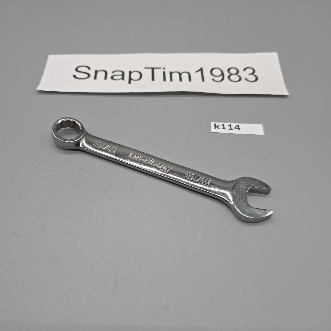 Snap-on Tools OEX180B 9/16″ 12-Point SAE Flank Drive Short Combination Wrench