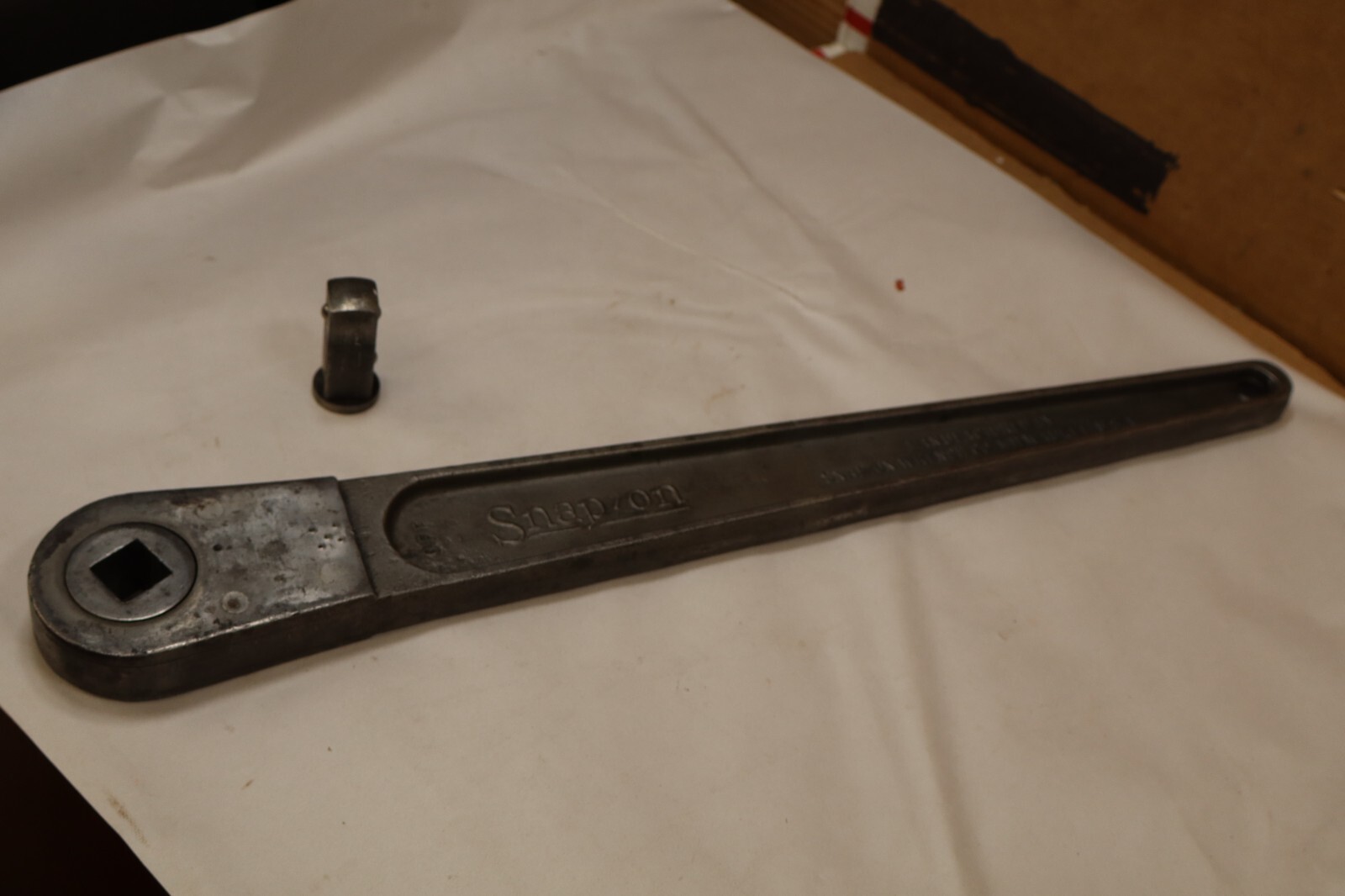 Snap On Tools USA RARE 5/8” Drive Push Thru Ratchet 18” Long VINTAGE