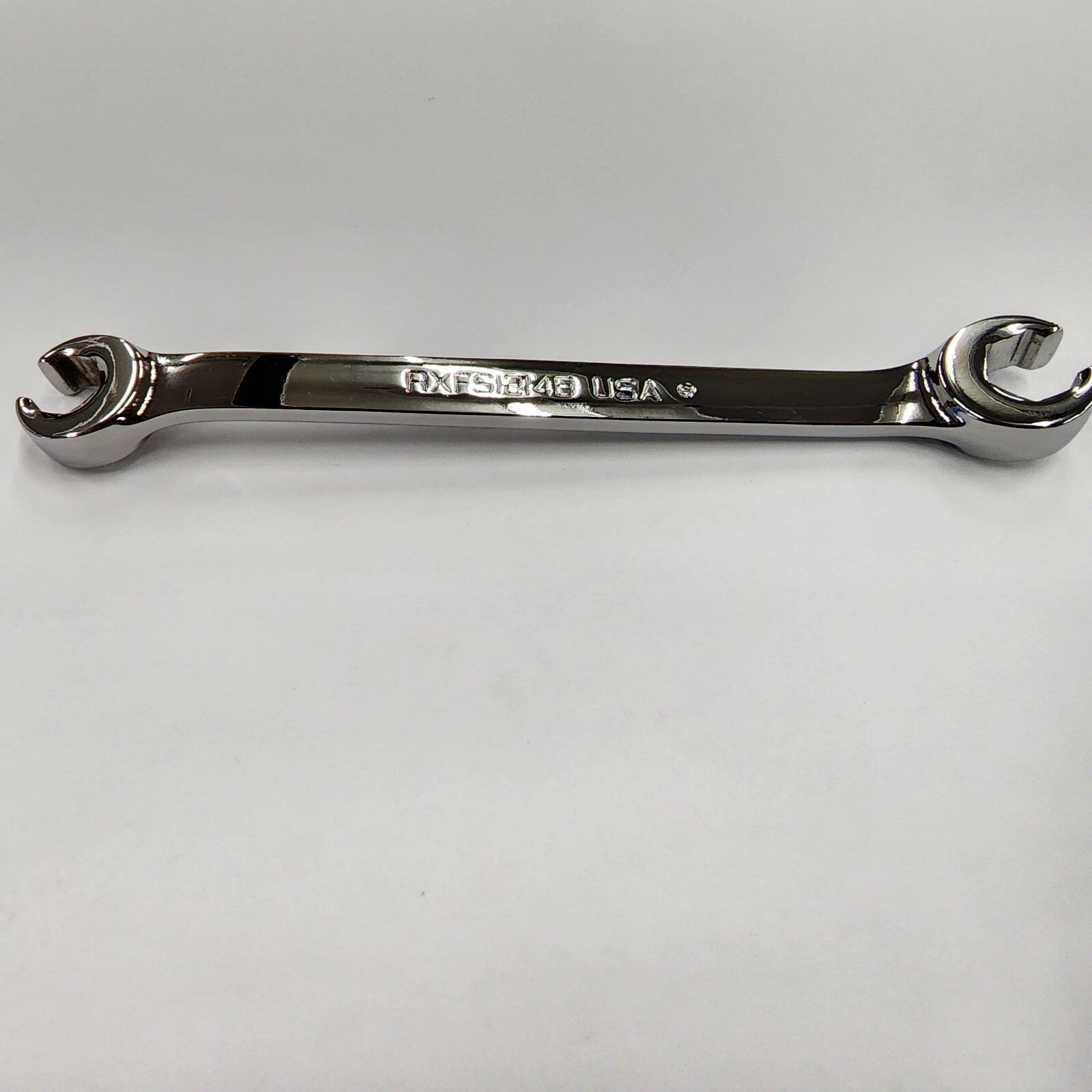 Snap-on Tools USA NEW 3/8″ 7/16″ SAE Double Flare Nut 6pt Line Wrench RXFS1214B