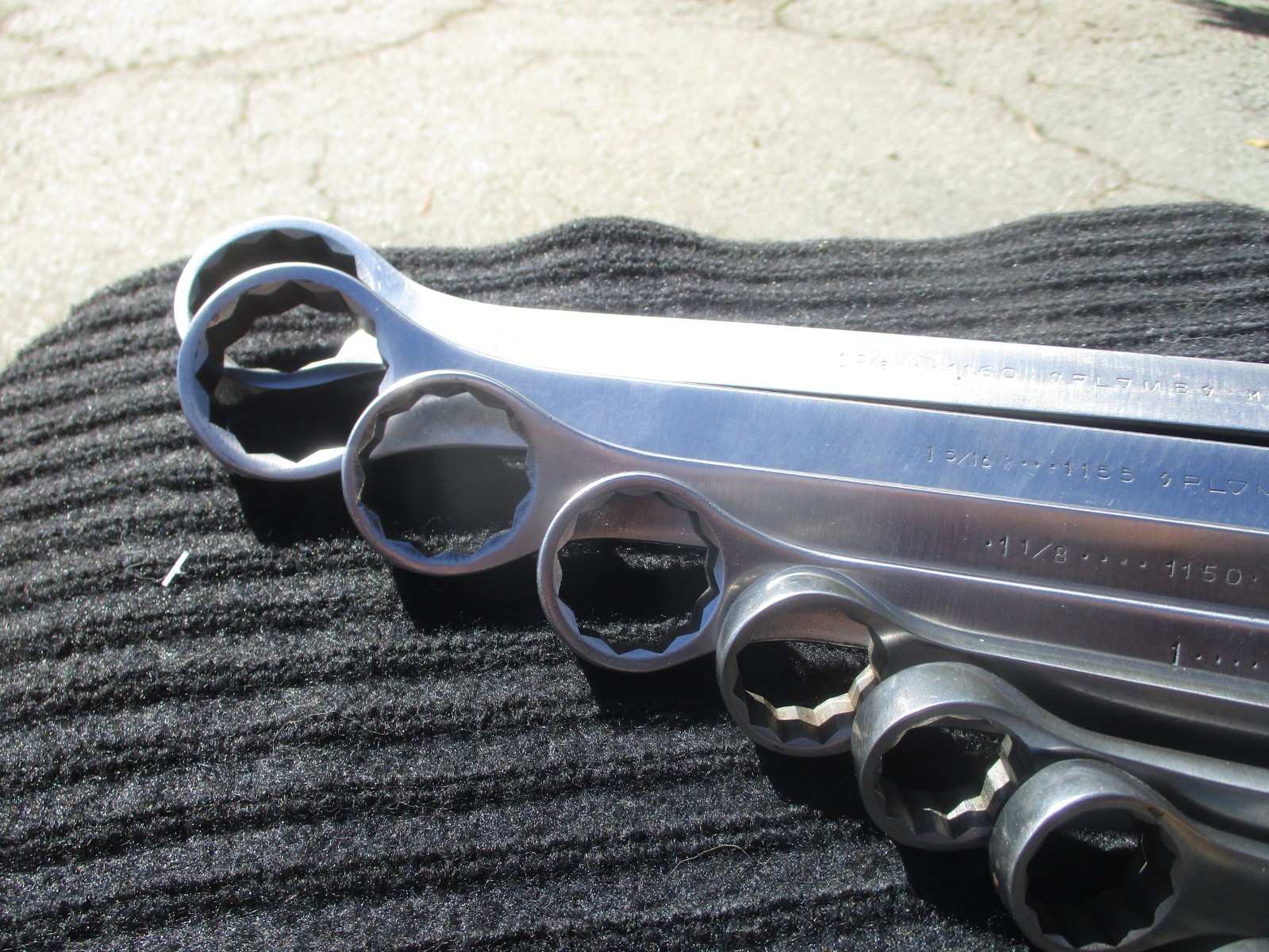 Plomb, Plvmb polished Box Wrench set 5/16 to 1 3/8, 1100 series