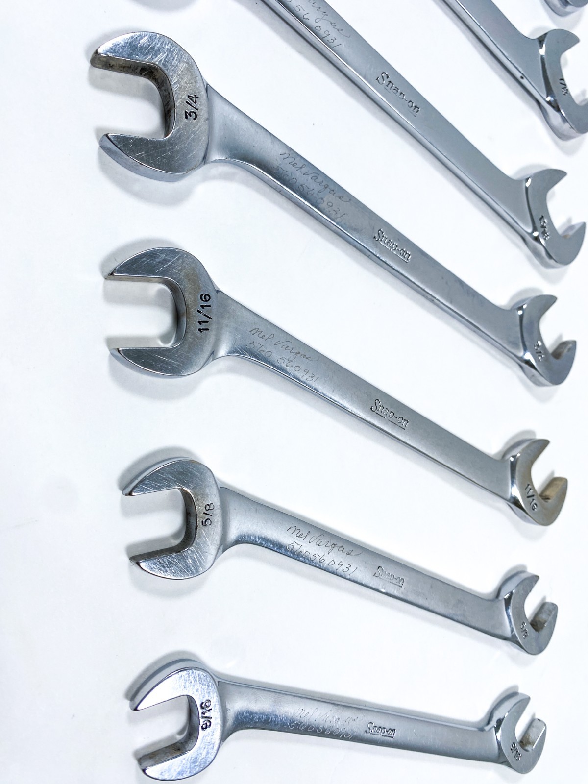 SNAP ON TOOLS USA 13-PIECE SAE 4 Way Open End Angle Wrench Set 3/8″ – 1-1/8″