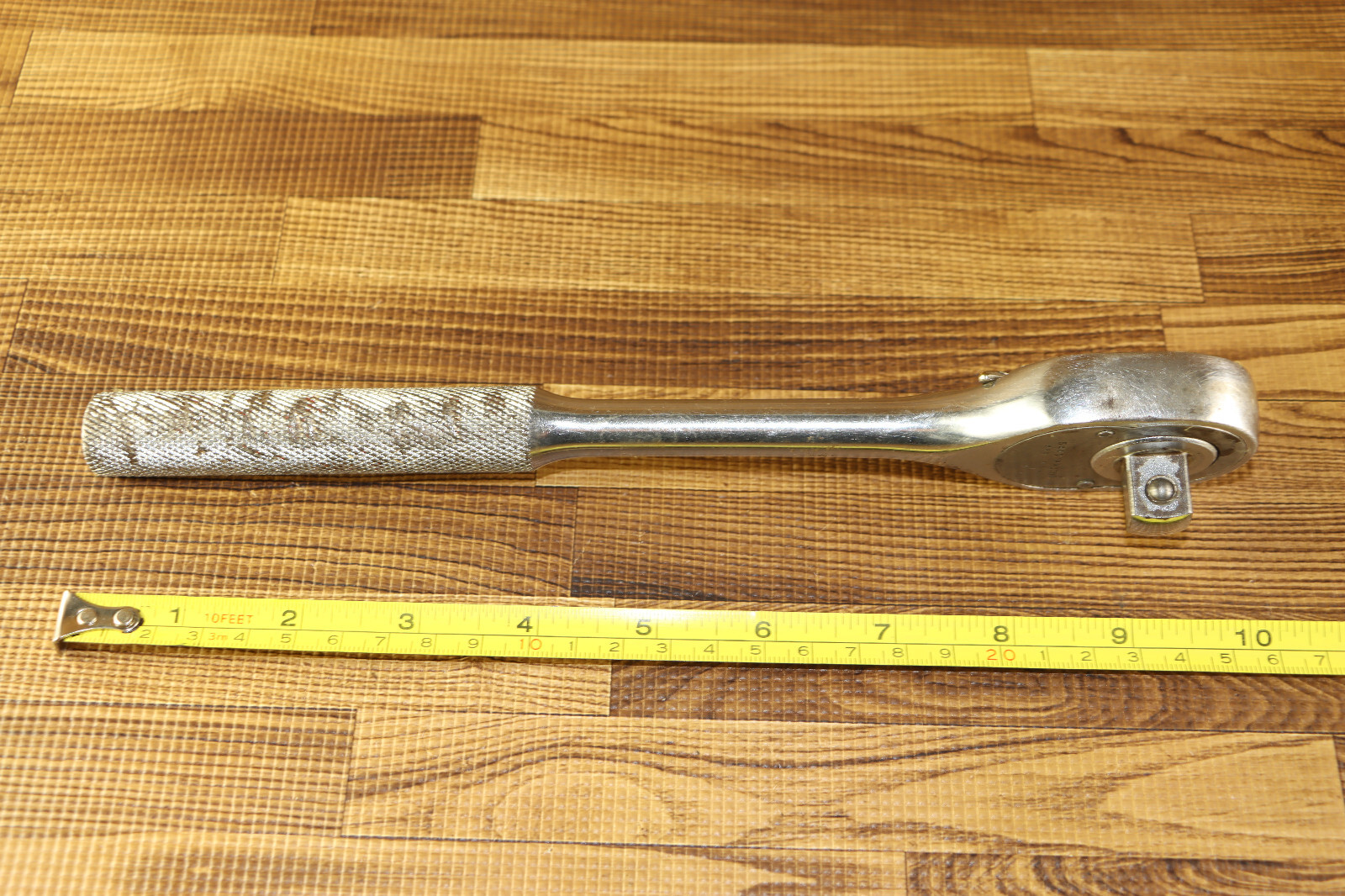 Proto 5449 10″ Pear Head 1/2″ Drive Standard Ratchet Knurled Handle USA
