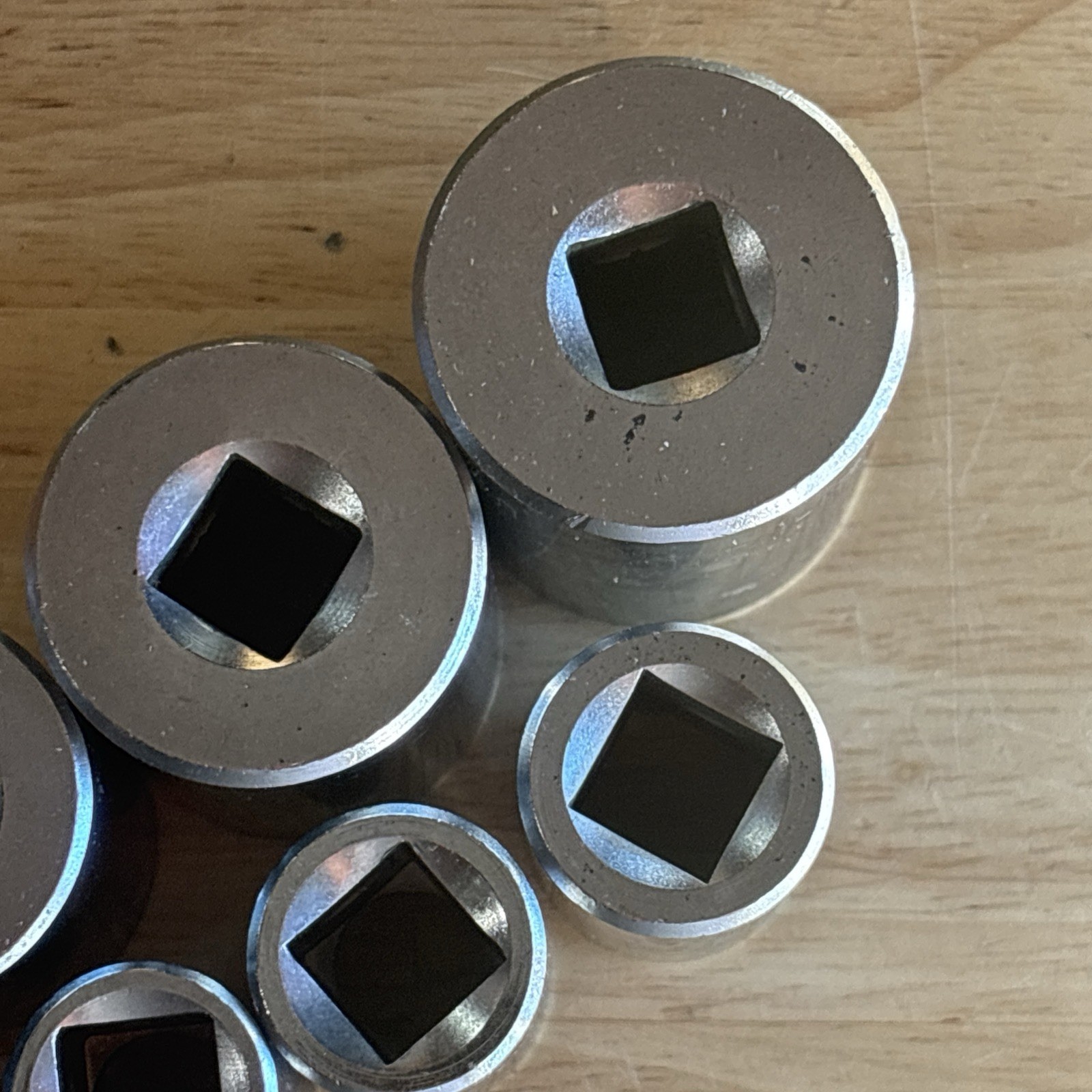Husky SAE Shallow Socket Set 1/2″ Drive 12 Point 7/16″ to 1-1/4″ Vtg USA READ