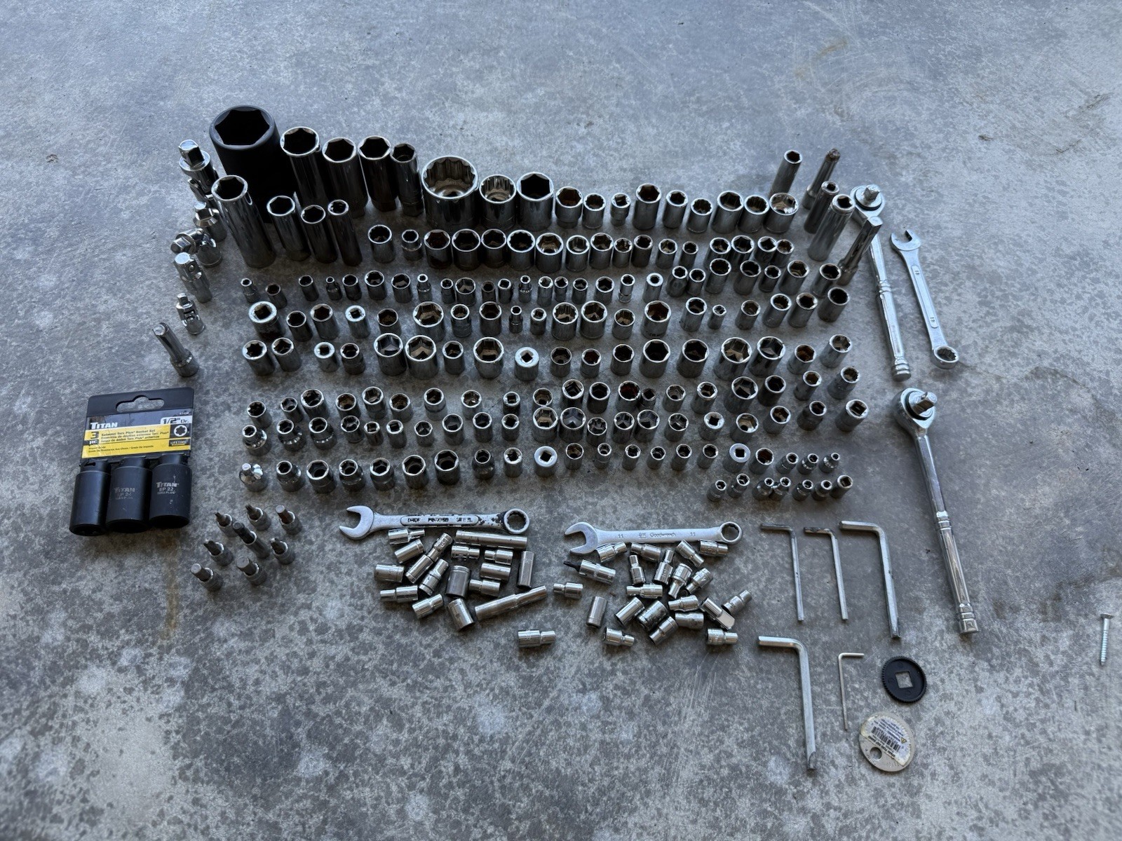 Large Mixed Socket & Tool Lot – 150+ Pieces – Deep, Impact & Standard Sockets