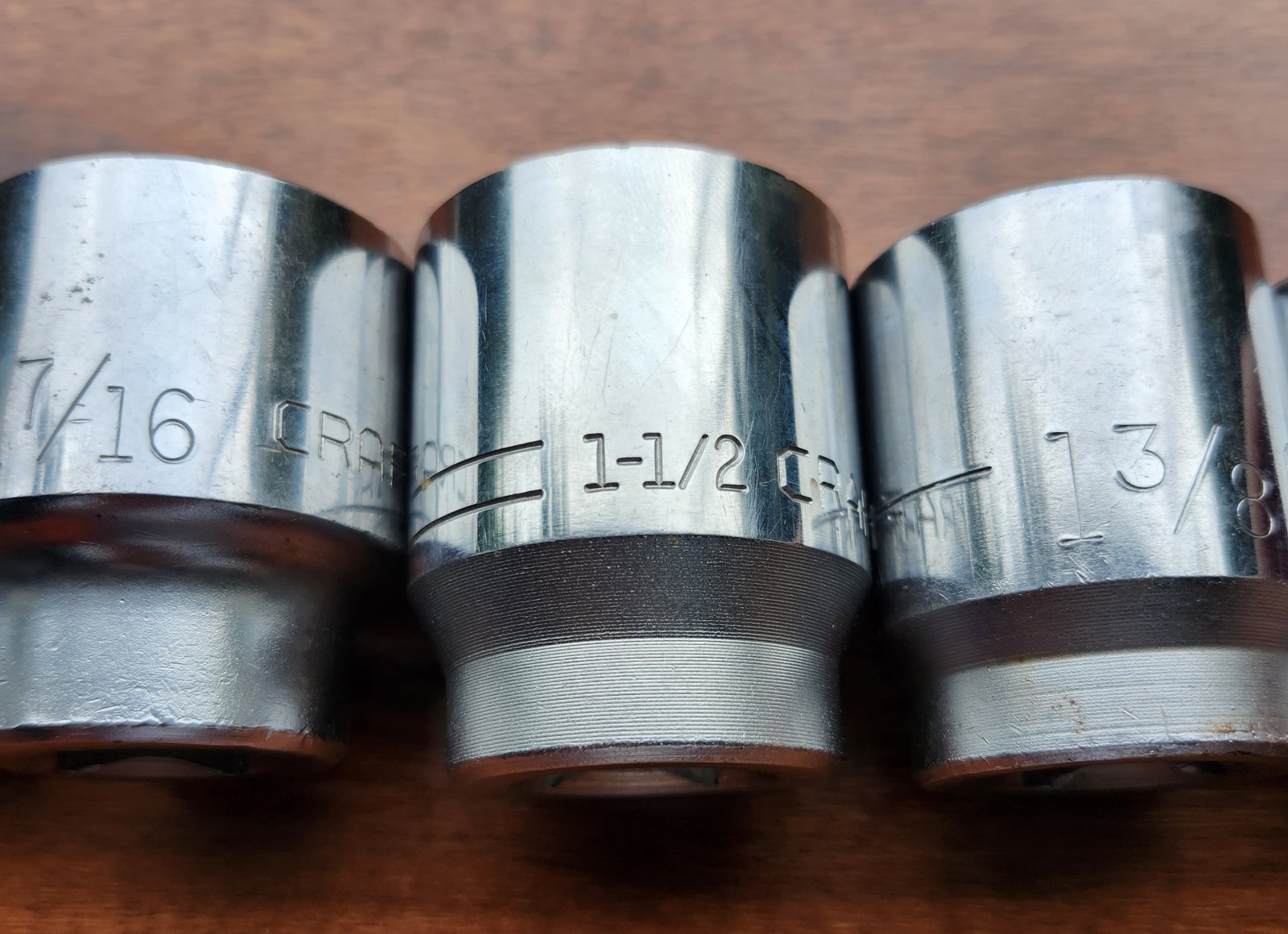 3/4” Drive Socket Lot 8 CRAFTSMAN THORSEN PROTO 2″ to 15/16″ USA Pre-Owned